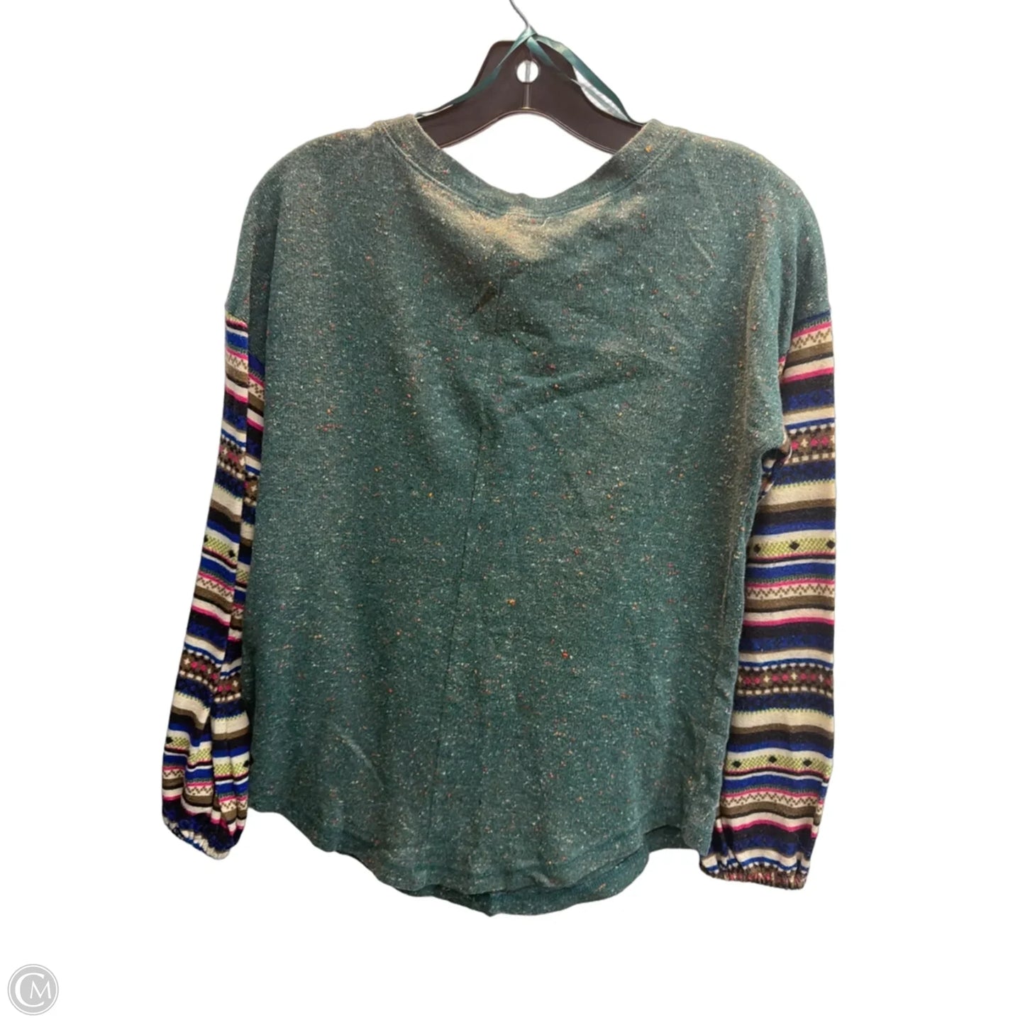 Top Long Sleeve By Clothes Mentor In Green, Size: S