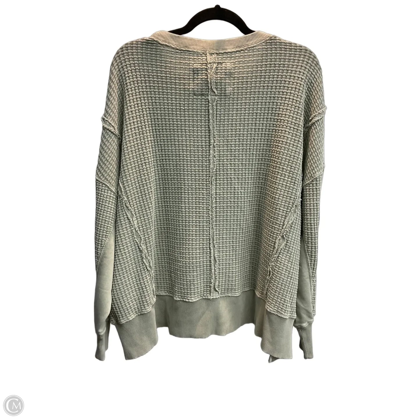 Sweatshirt Crewneck By American Eagle In Green, Size: Xs