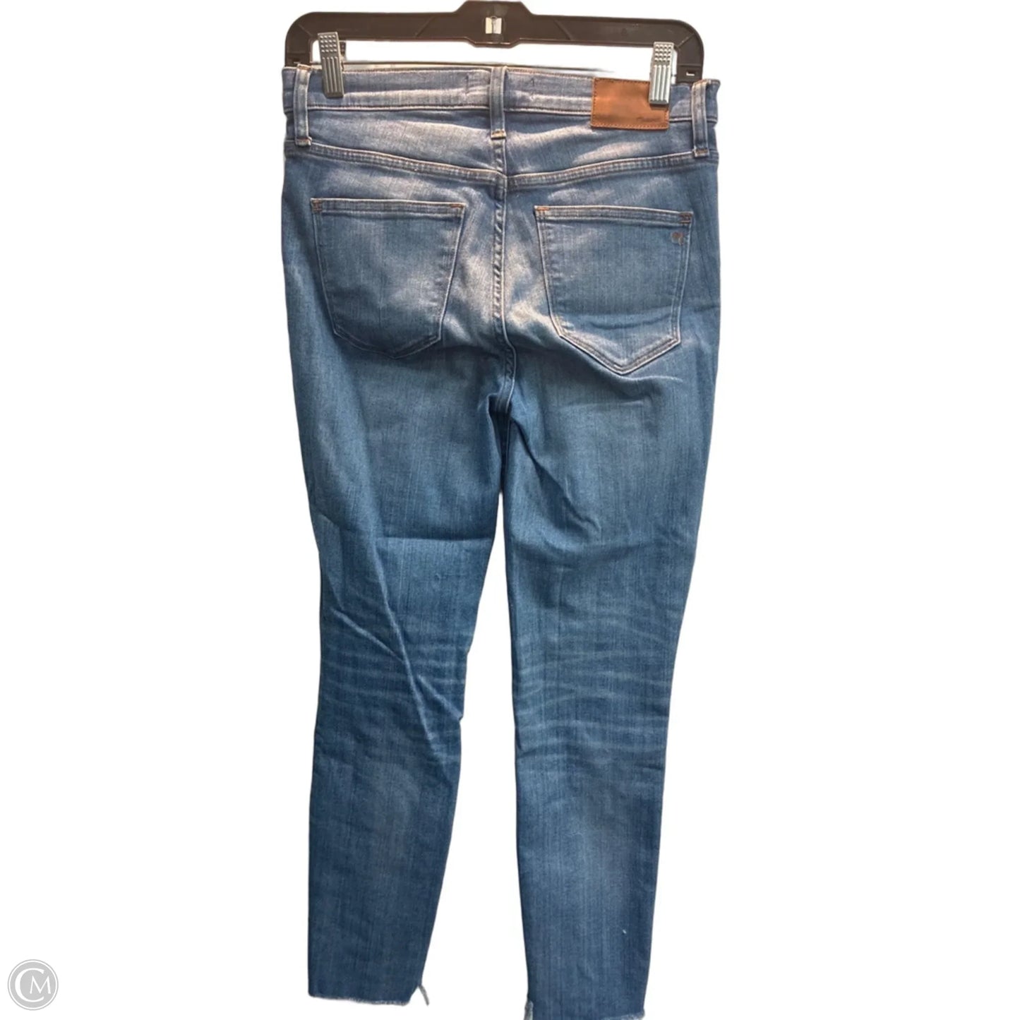 Jeans Skinny By Madewell In Blue, Size: 4