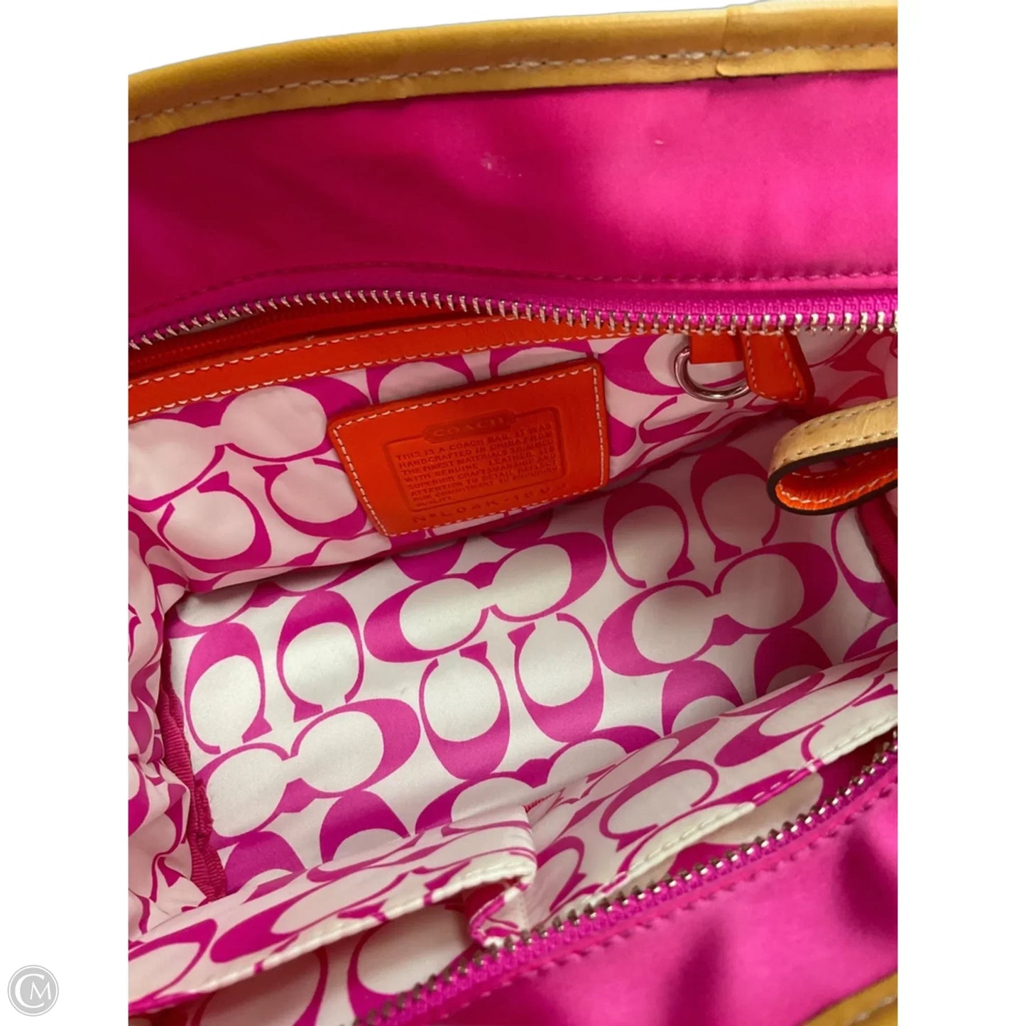 Tote Designer By Coach, Size: Small
