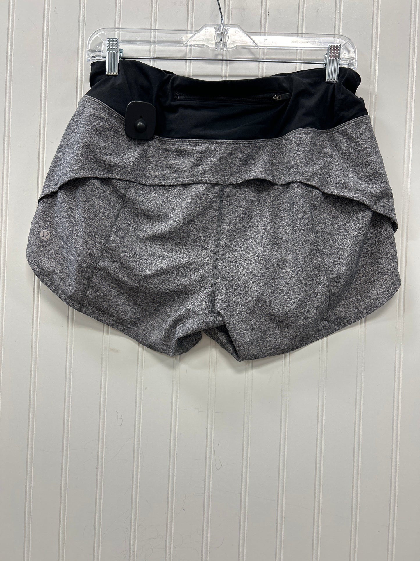 Athletic Shorts By Lululemon In Grey, Size:8