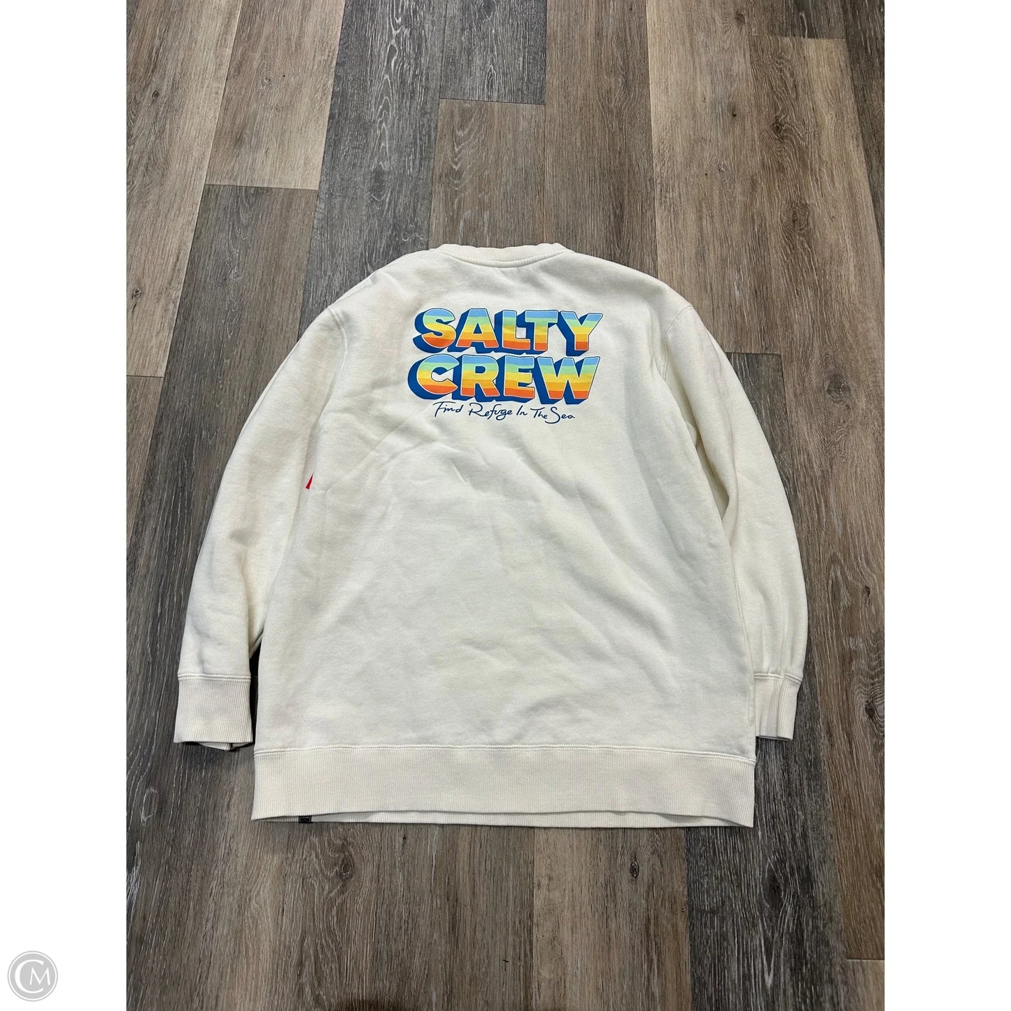 Sweatshirt Crewneck By Salty Crew In Cream, Size: M