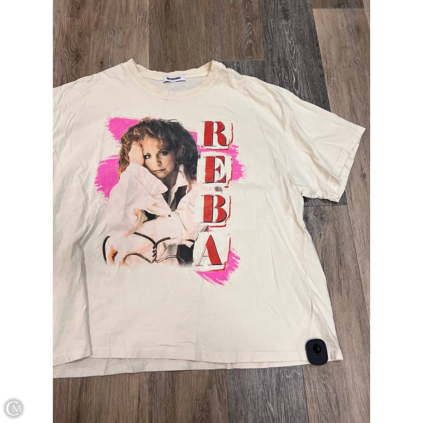 Top Short Sleeve By Daydreamer In Cream, Size: Osfm