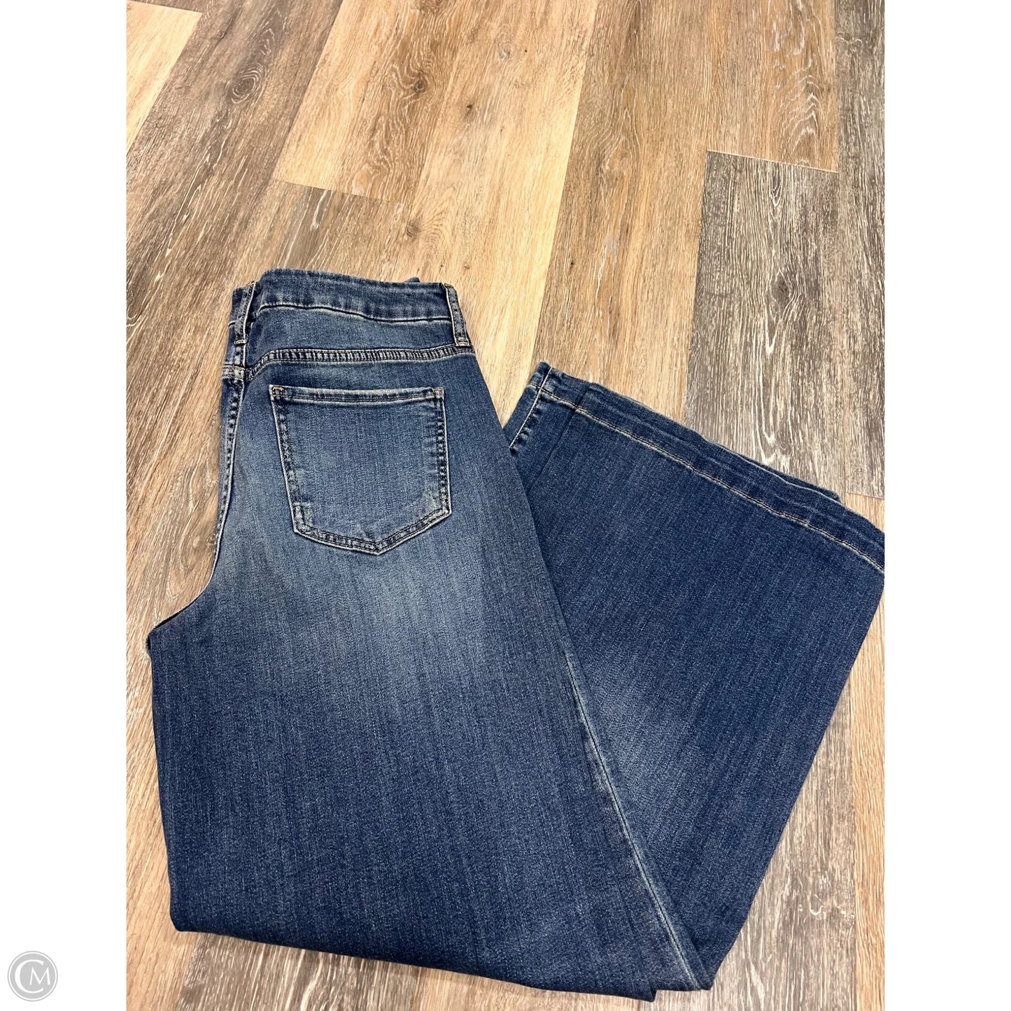 Jeans Wide Leg By Kut In Blue Denim, Size: 12