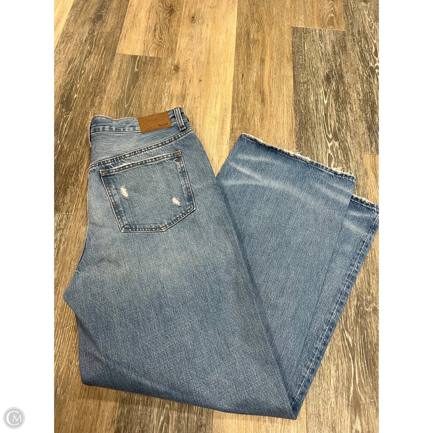 Jeans Wide Leg By Madewell In Blue Denim, Size: 8