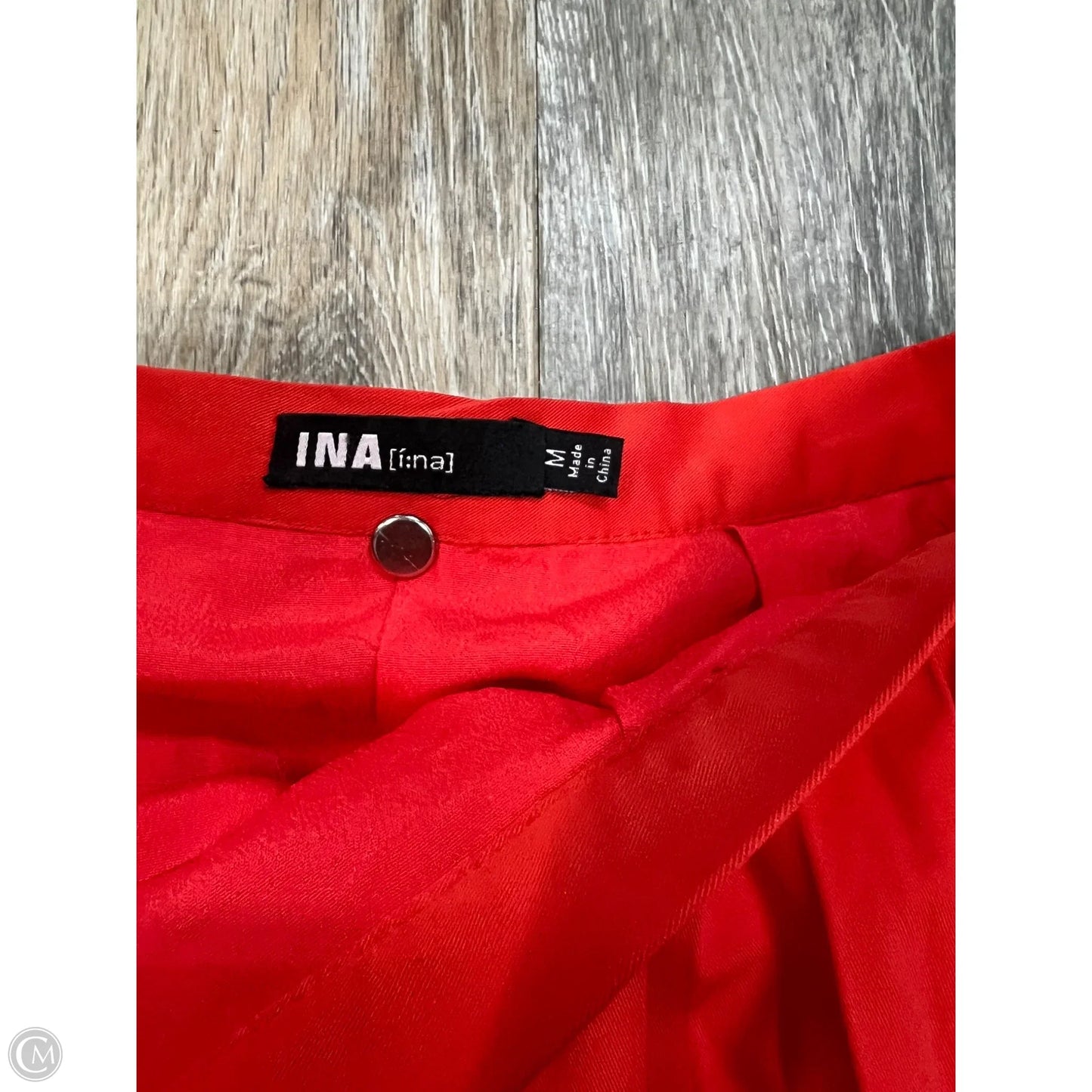 Skirt Midi By INA In Red, Size: M