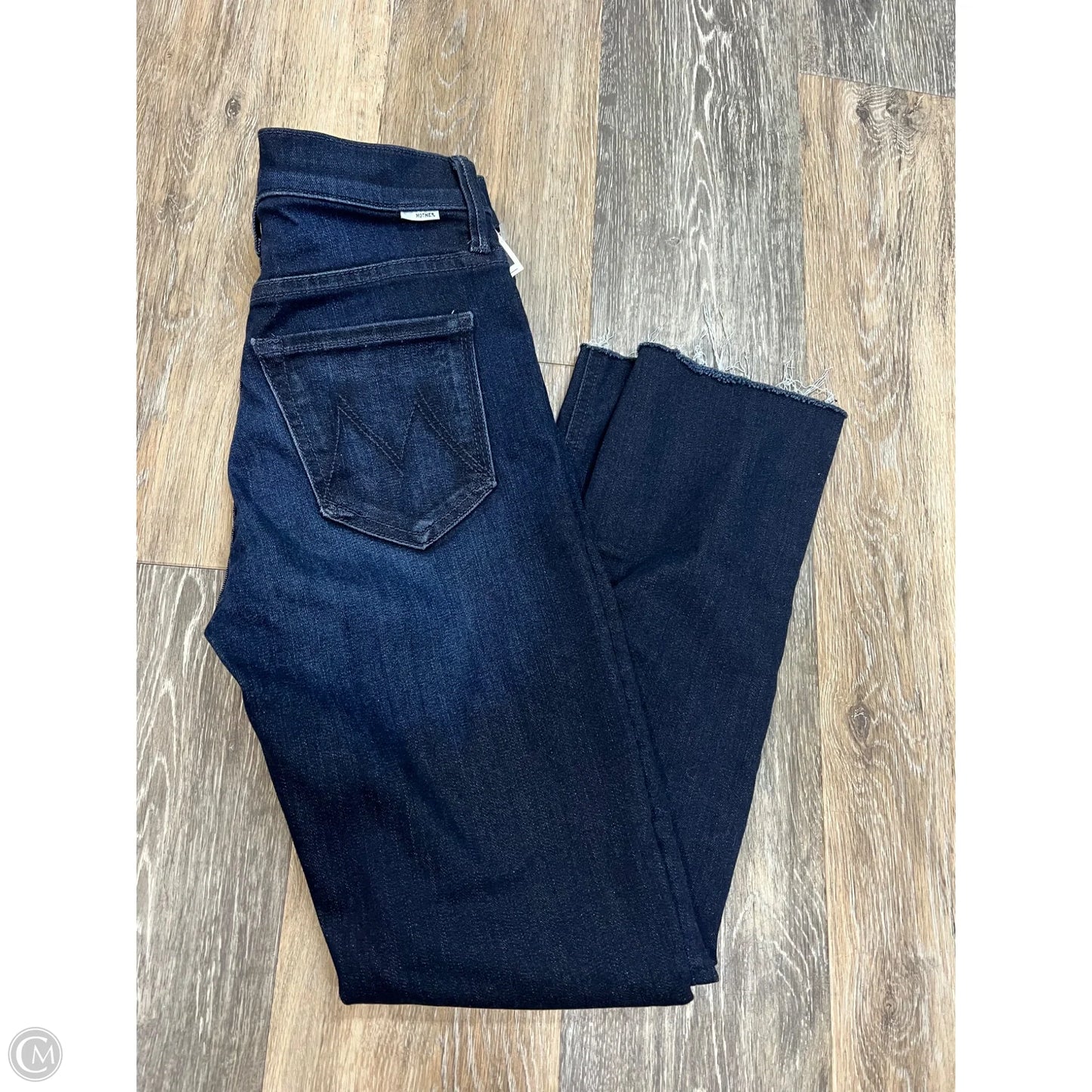 Jeans Straight By Mother In Blue Denim, Size: 0/24