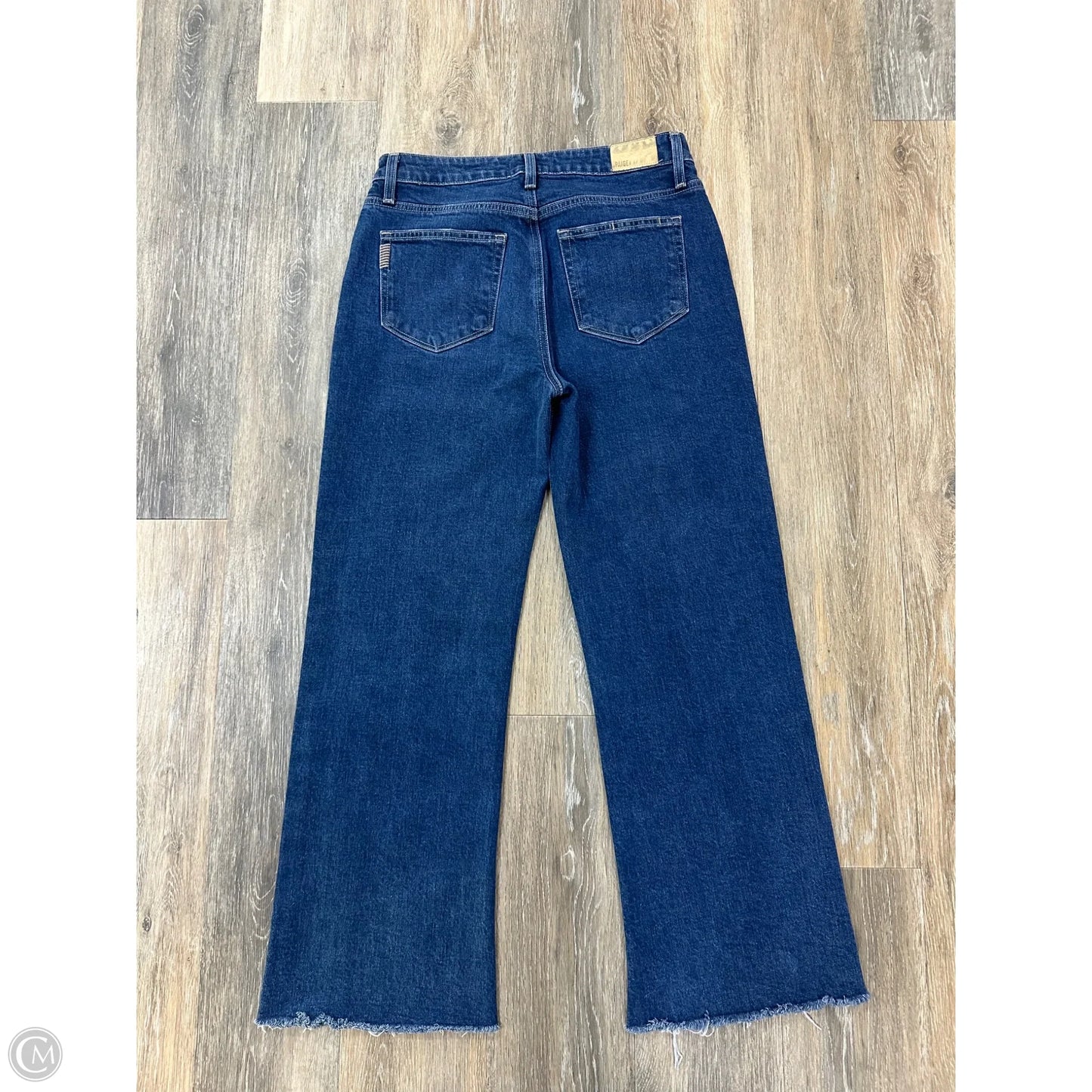 Jeans Wide Leg By Paige In Blue Denim, Size: 6/28