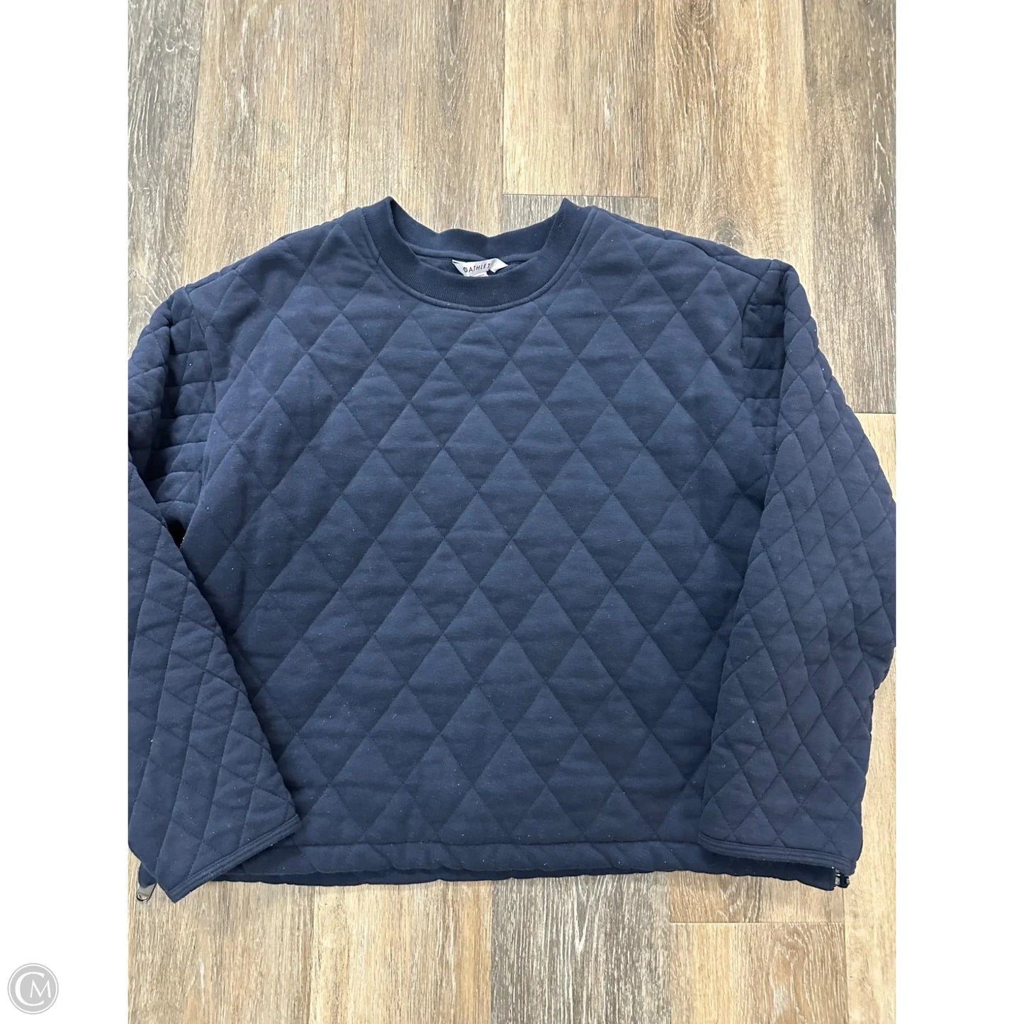Athletic Sweatshirt Crewneck By Athleta In Blue, Size: L