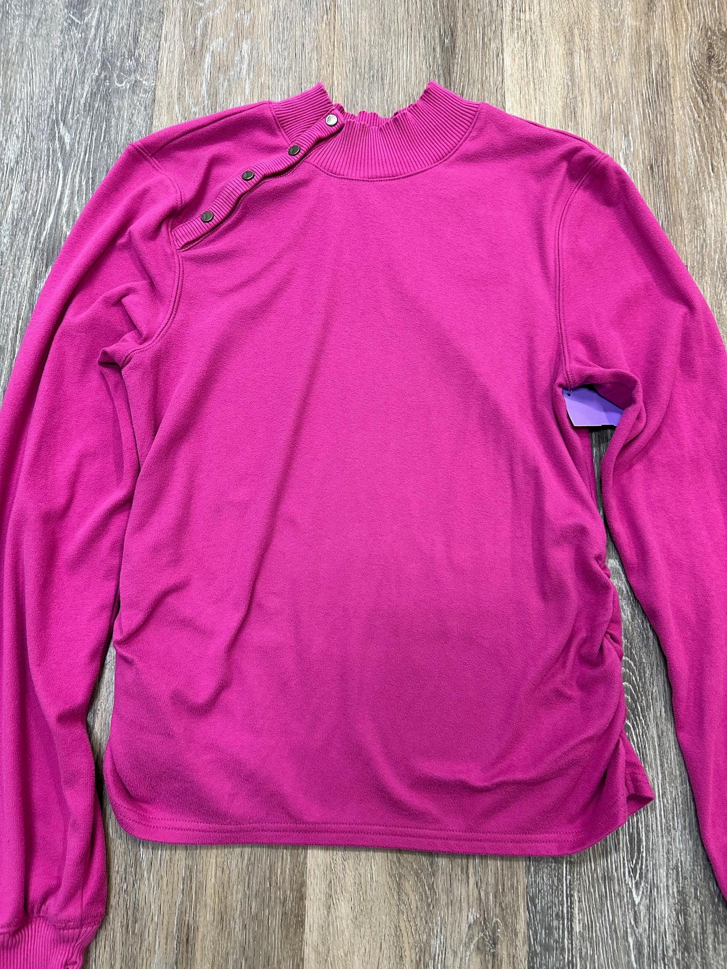 Top Long Sleeve By Free People In Pink, Size: L