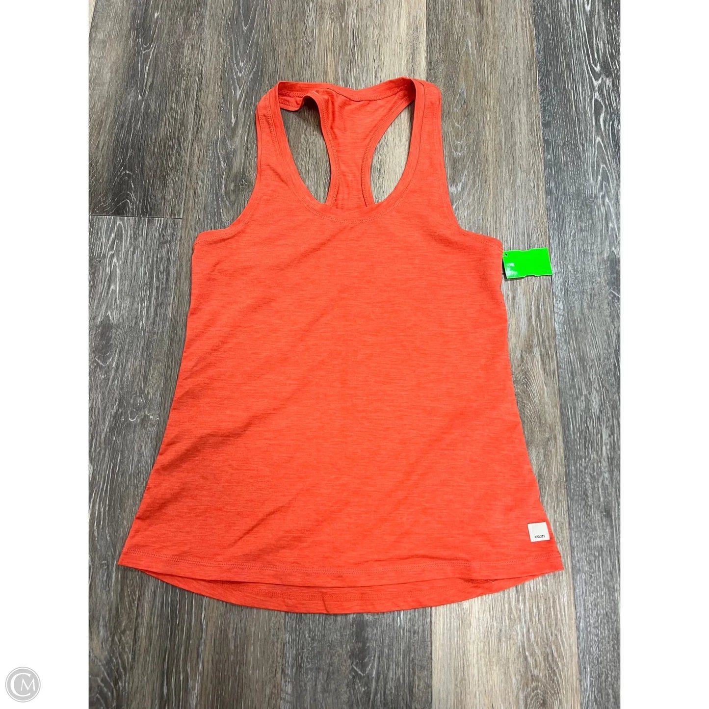 Athletic Tank Top By Vuori In Orange, Size: S