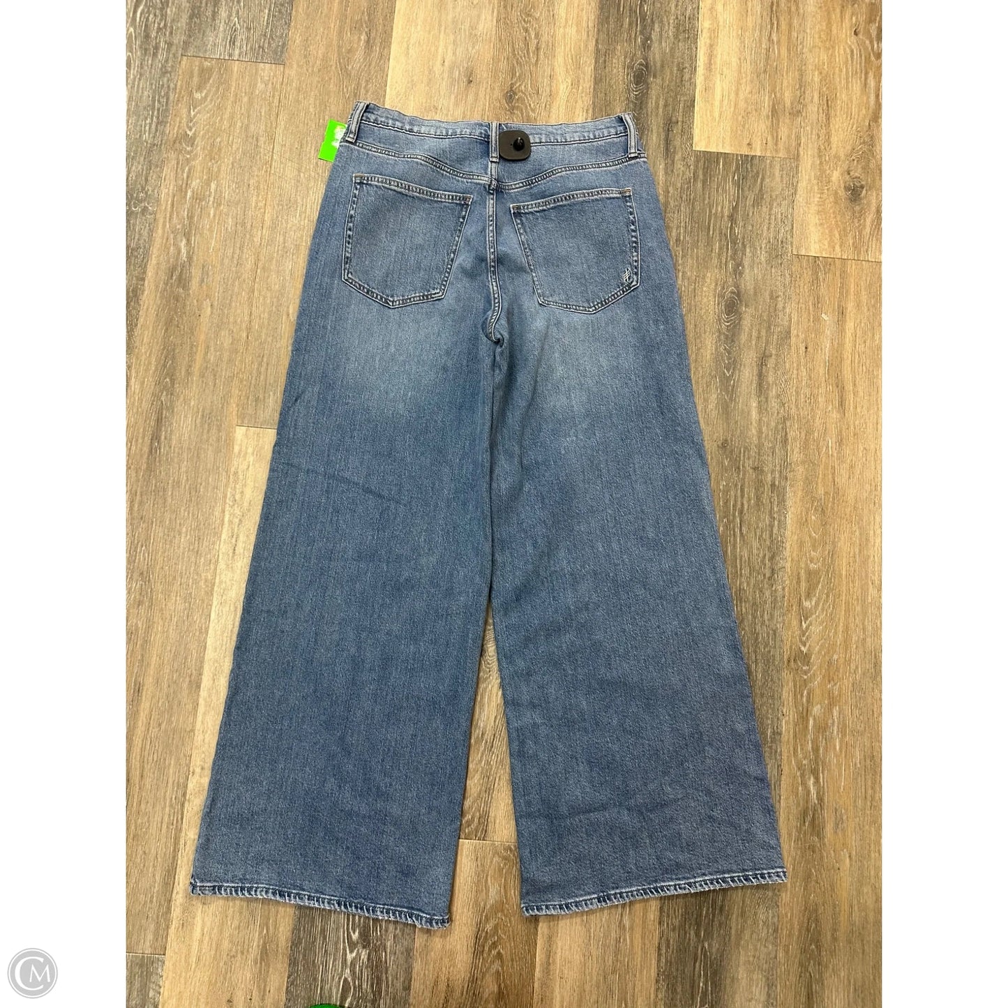 Jeans Wide Leg By Silver In Blue Denim, Size: 10