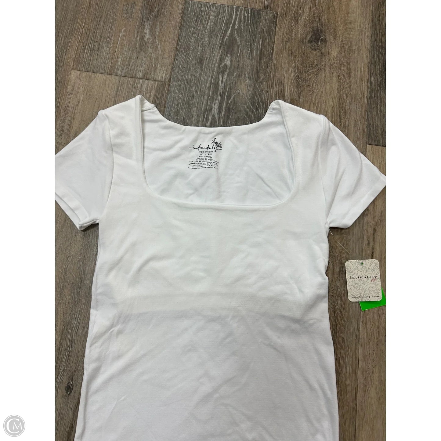 Top Short Sleeve By Free People In White, Size: M