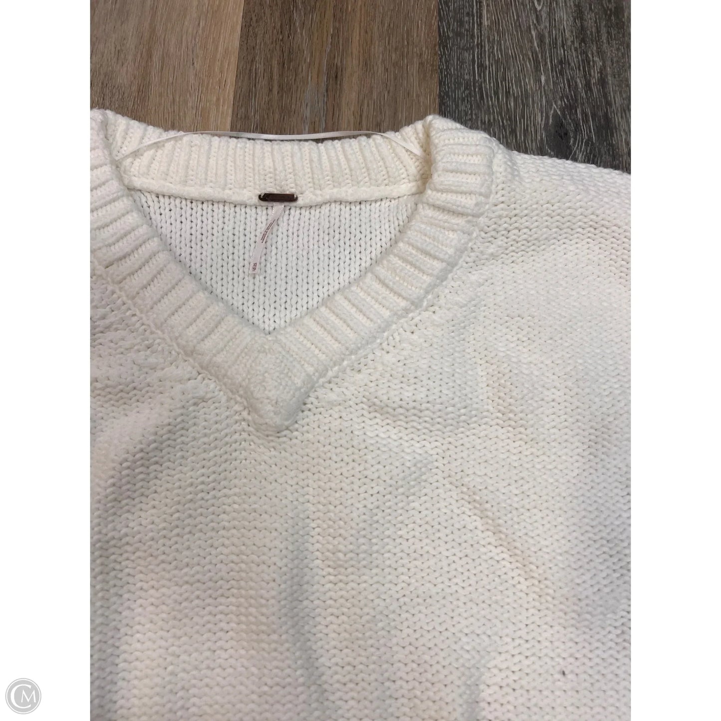 Sweater By Free People In White, Size: Xs
