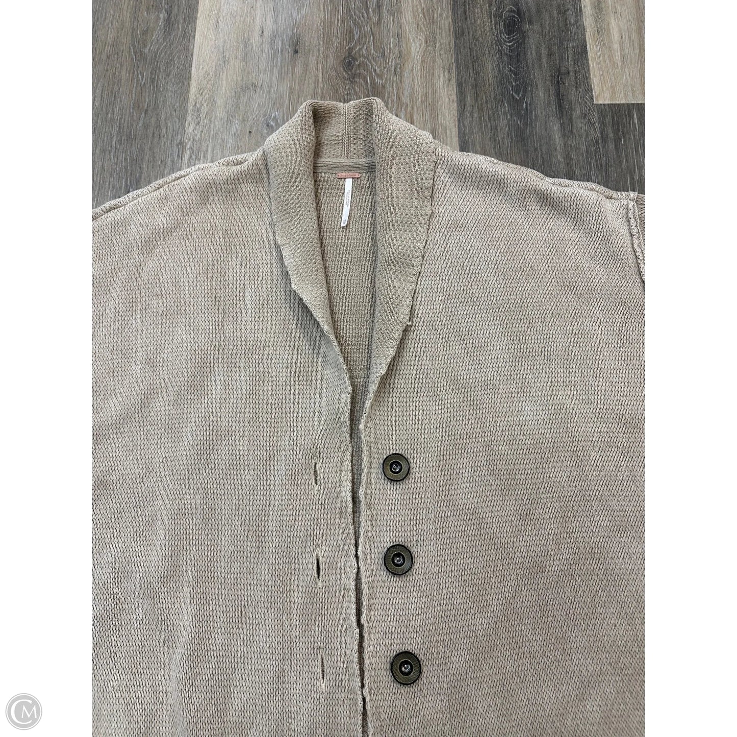 Sweater Cardigan By Free People In Tan, Size: Xs
