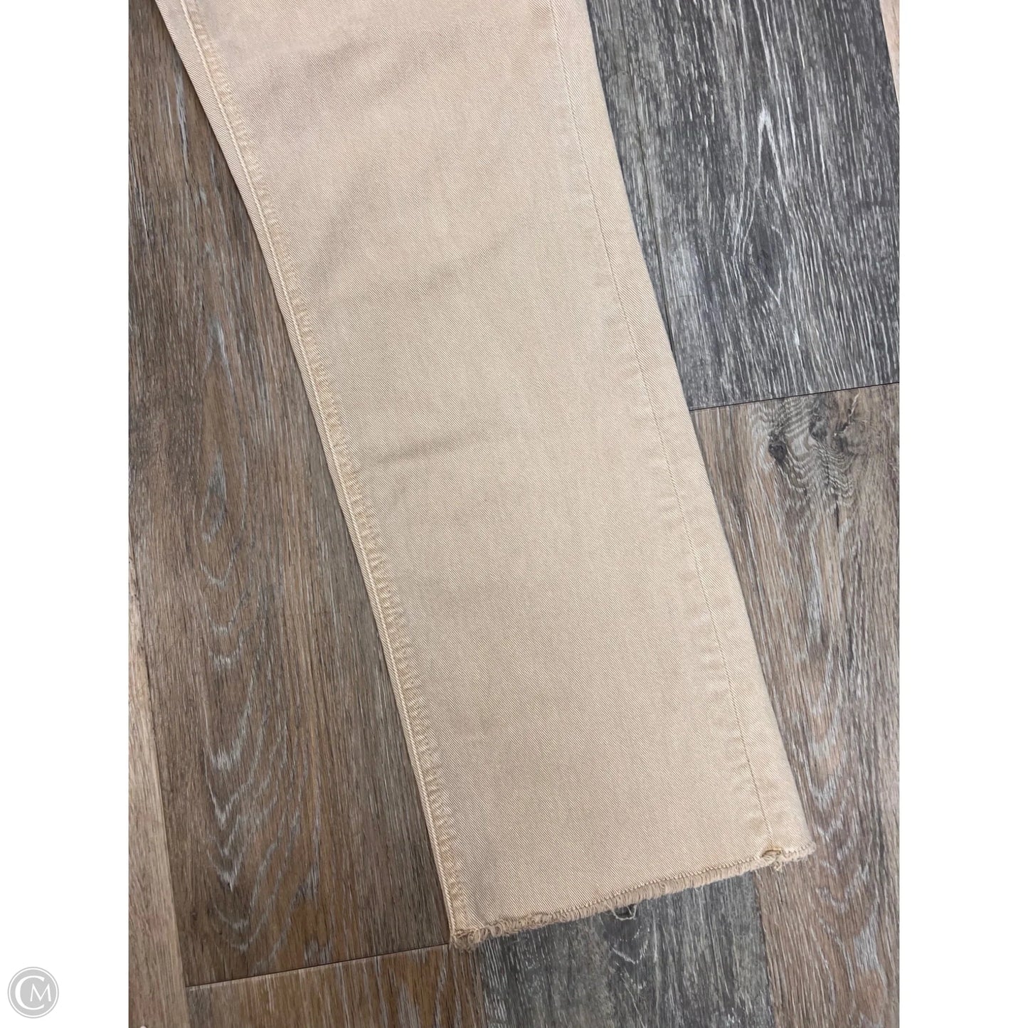 -Jeans Straight By Mica In Tan Denim, Size: 8
