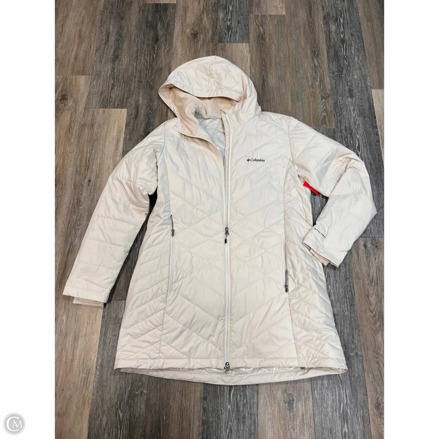 Coat Puffer & Quilted By Columbia In Cream, Size: Xl