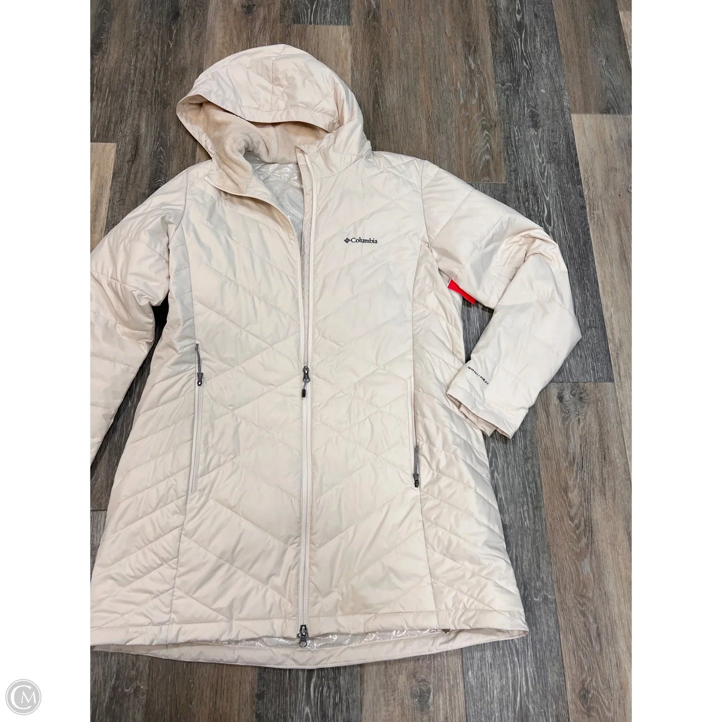 Coat Puffer & Quilted By Columbia In Cream, Size: Xl