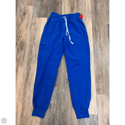 Scrub Pants By Figs In Blue, Size: Xs