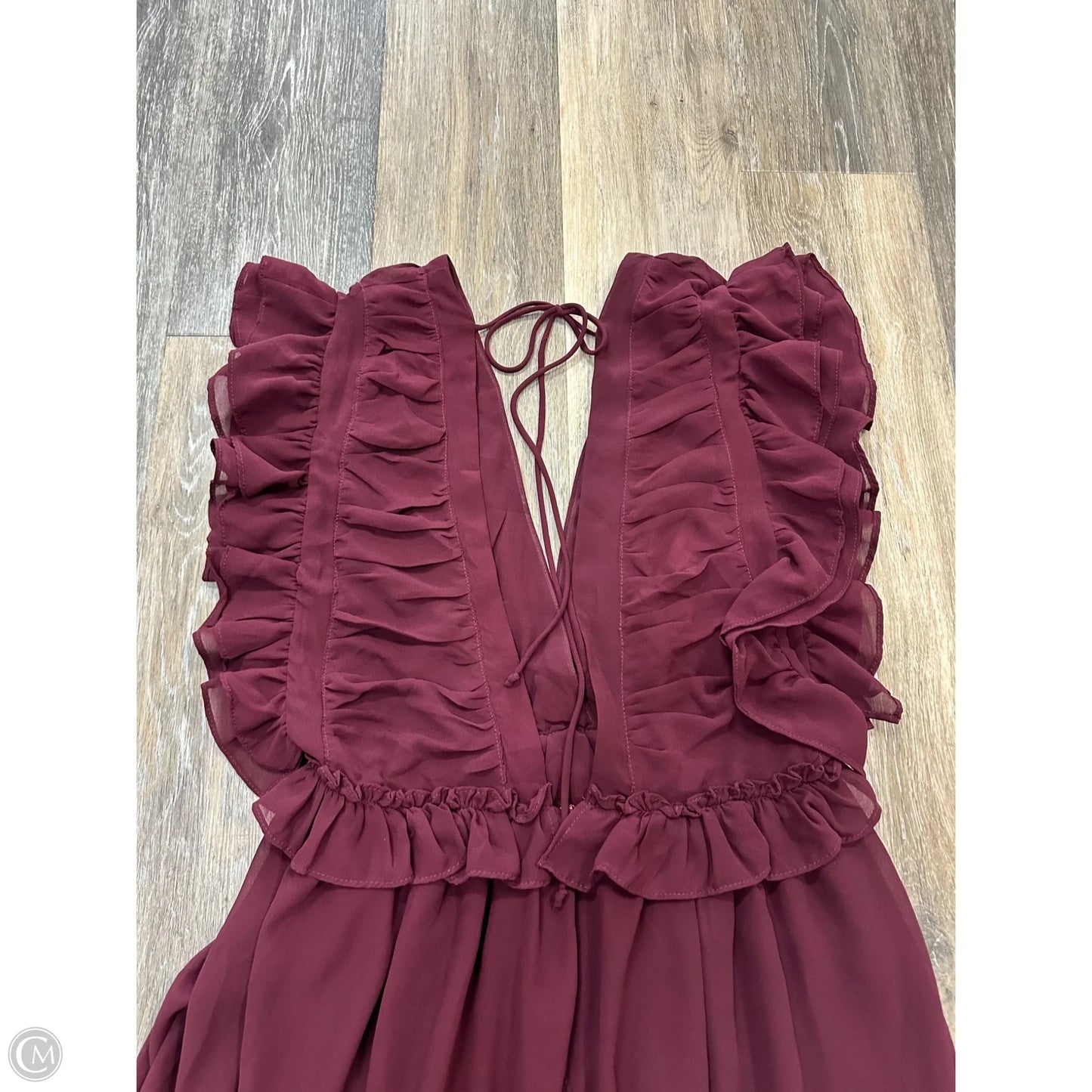 Dress Casual Midi By Storia In Red, Size: M