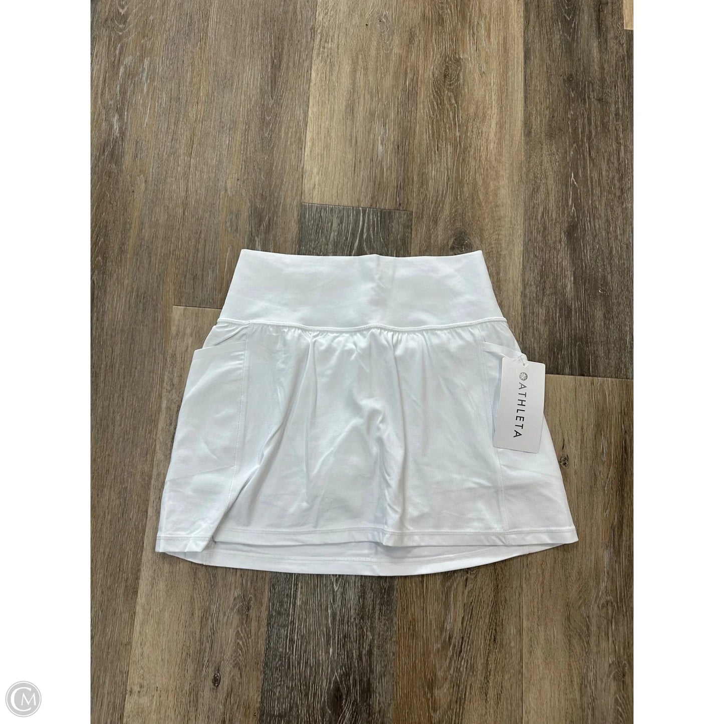 Athletic Skort By Athleta In White, Size: S