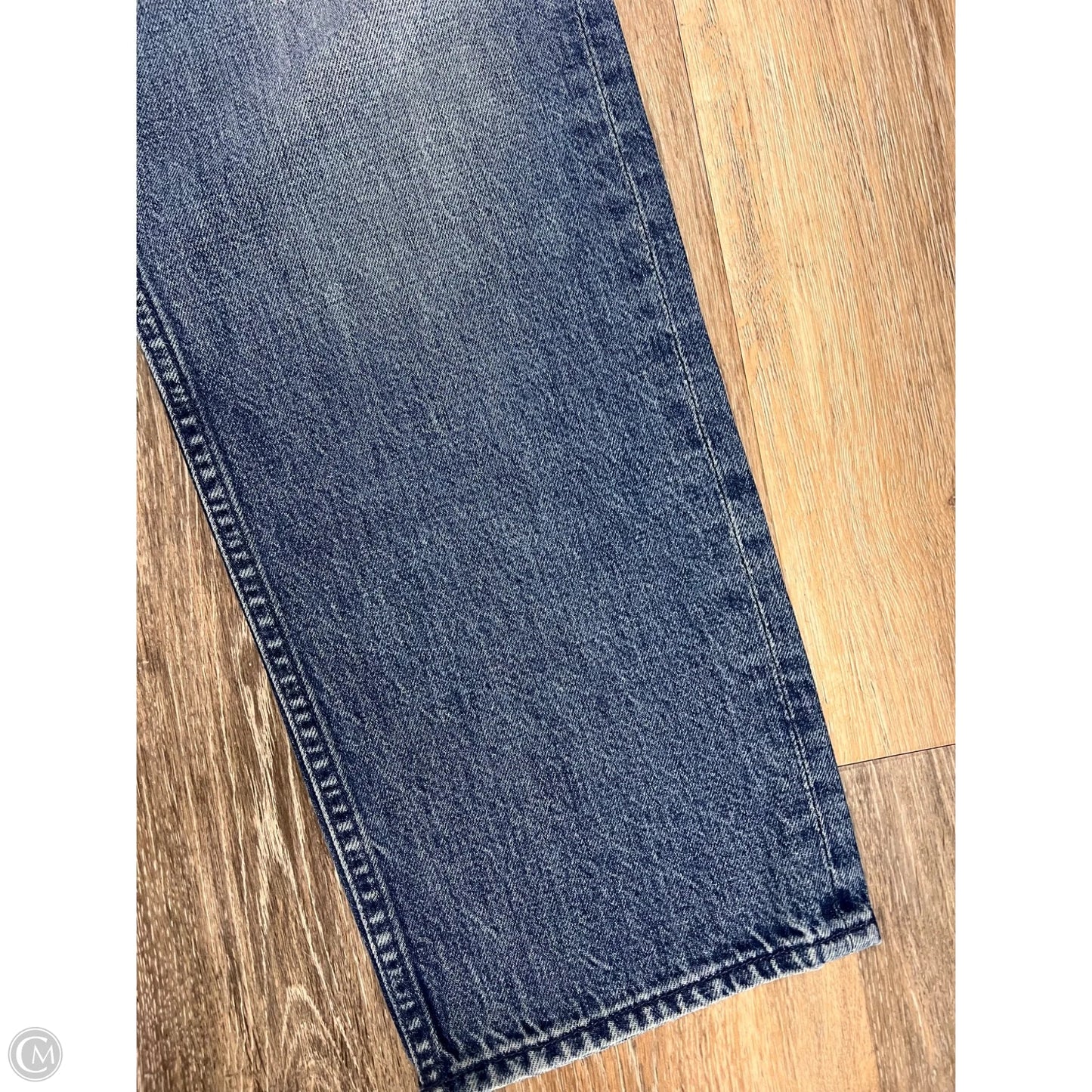 Jeans Straight Designer By Mother Jeans In Blue Denim, Size: 8/29