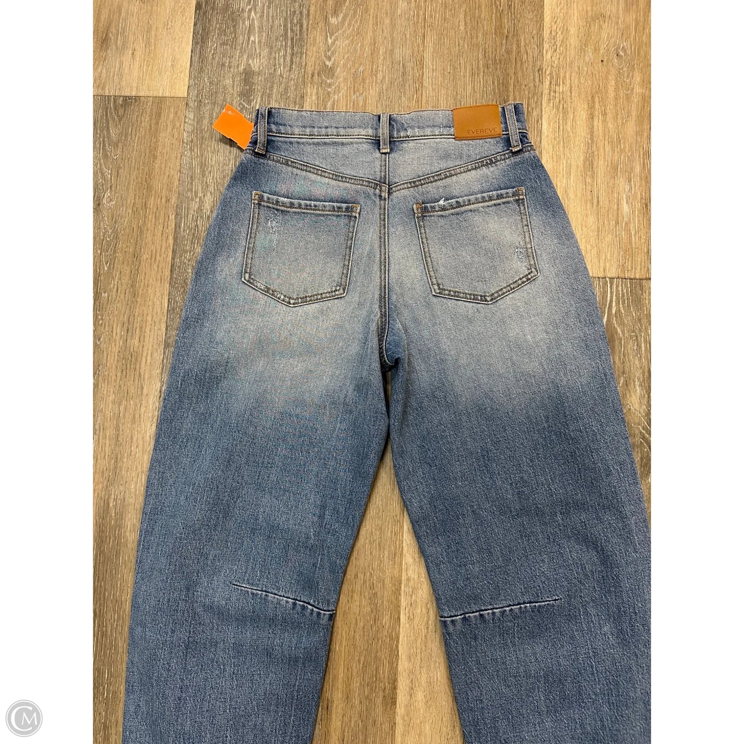 Jeans Straight By Evereve In Blue Denim, Size: 0