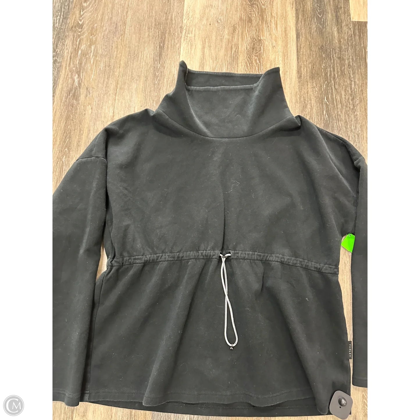 Athletic Sweatshirt Collar By Varley In Black, Size: M