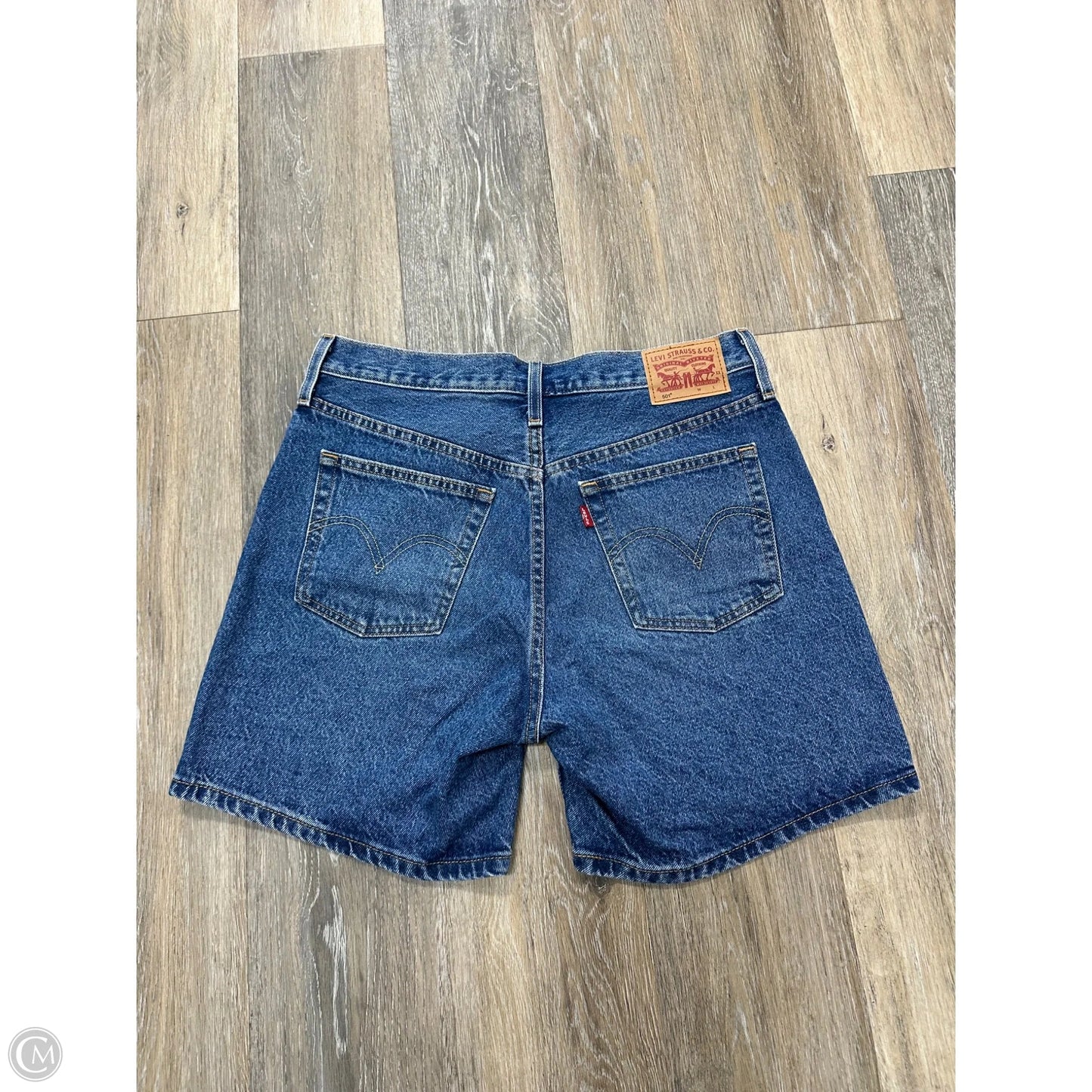 Shorts By Levis In Blue Denim, Size: 8