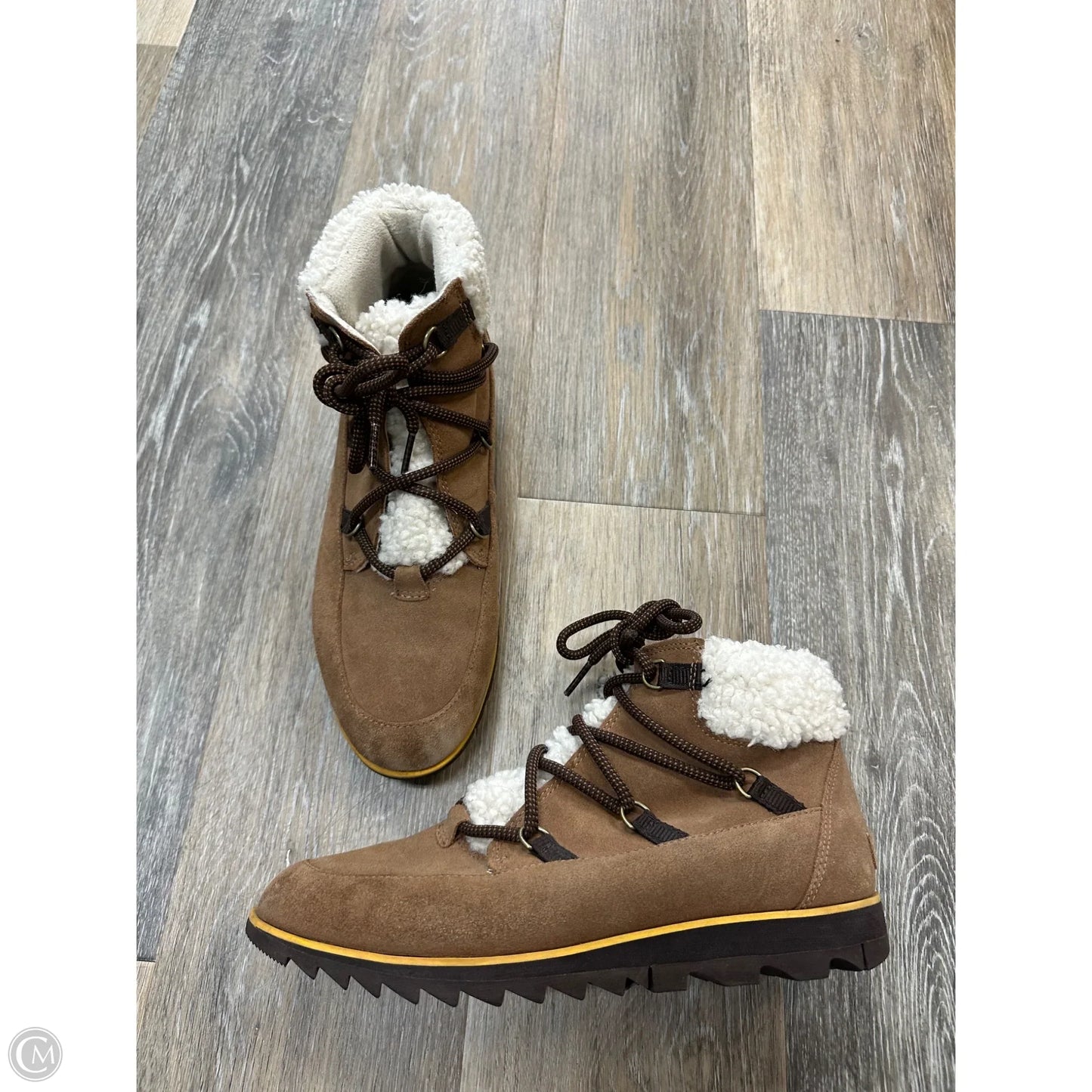 Boots Ankle Flats By Sorel In Brown, Size: 10