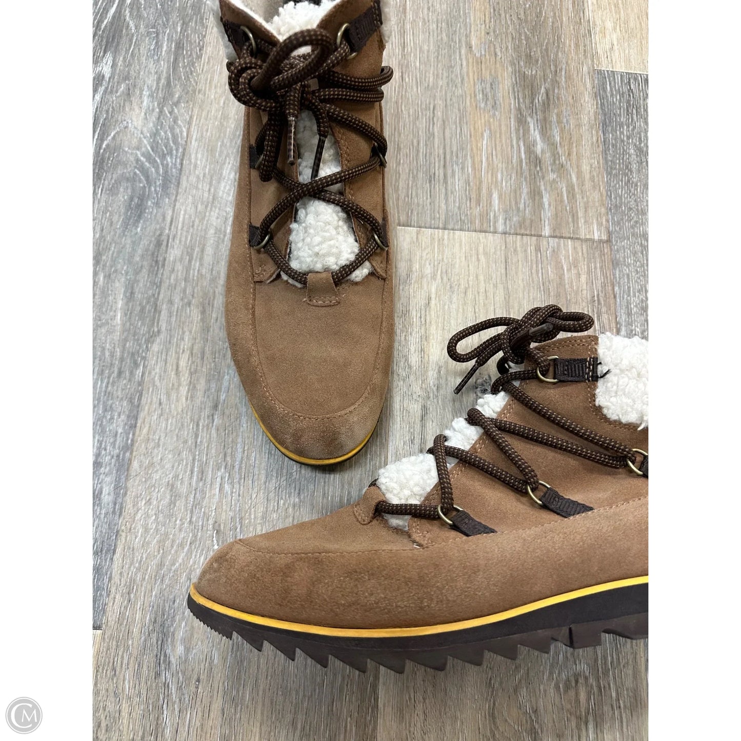 Boots Ankle Flats By Sorel In Brown, Size: 10