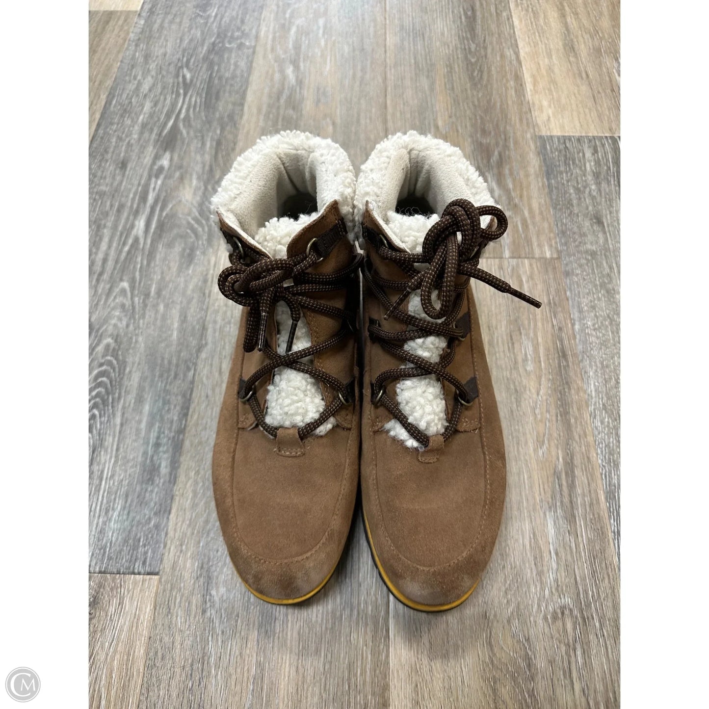 Boots Ankle Flats By Sorel In Brown, Size: 10