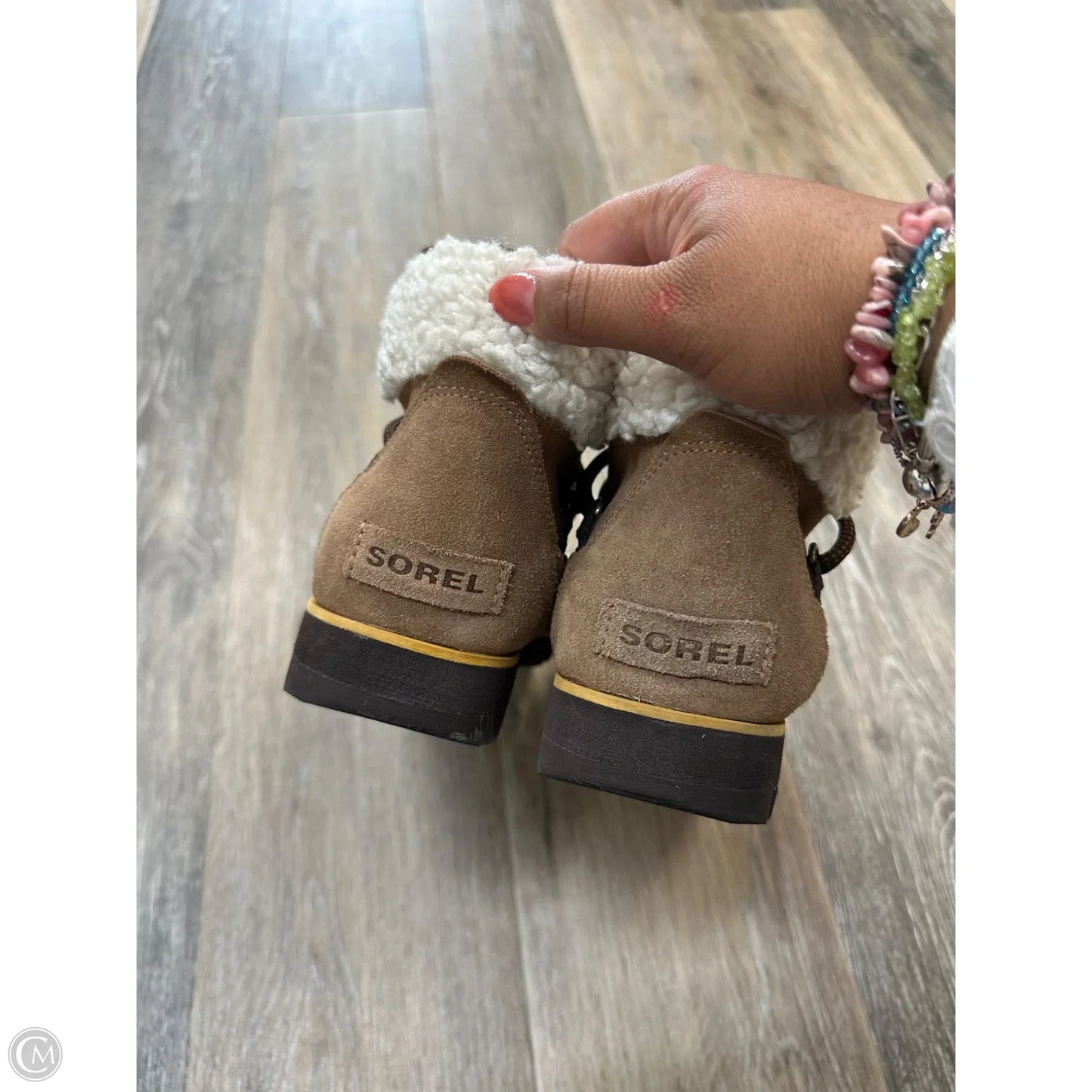 Boots Ankle Flats By Sorel In Brown, Size: 10