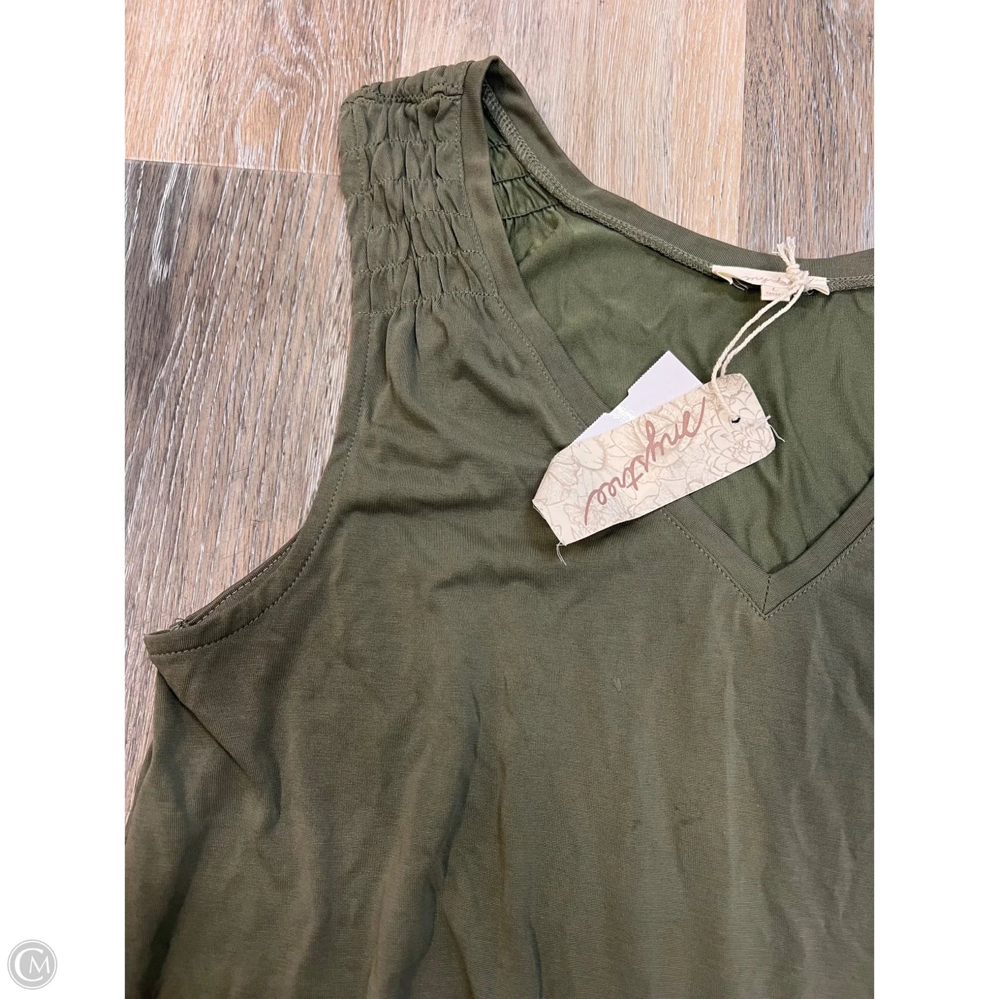 Tank Top By Mystree In Green, Size: L