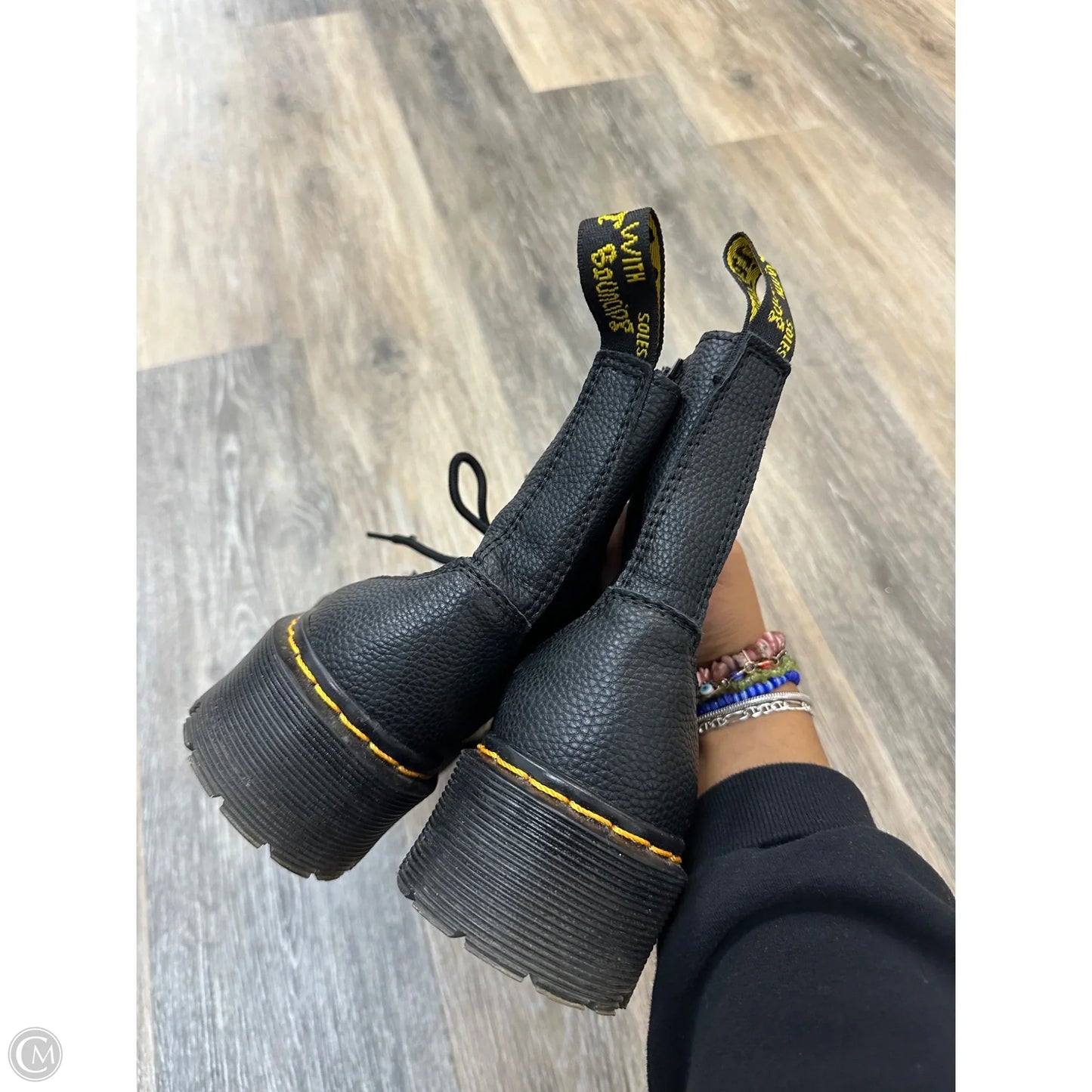 Boots Combat By Dr Martens In Black, Size: 11