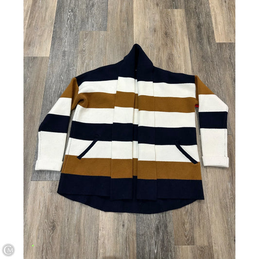 Sweater Cardigan By Fate In Striped Pattern, Size: Xl