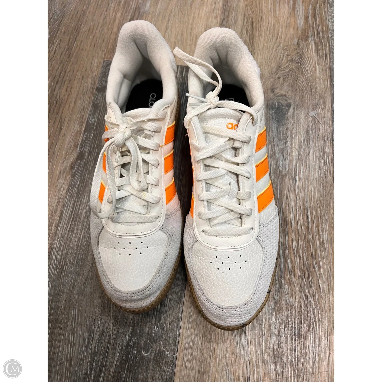 Shoes Athletic By Adidas In White, Size: 9.5