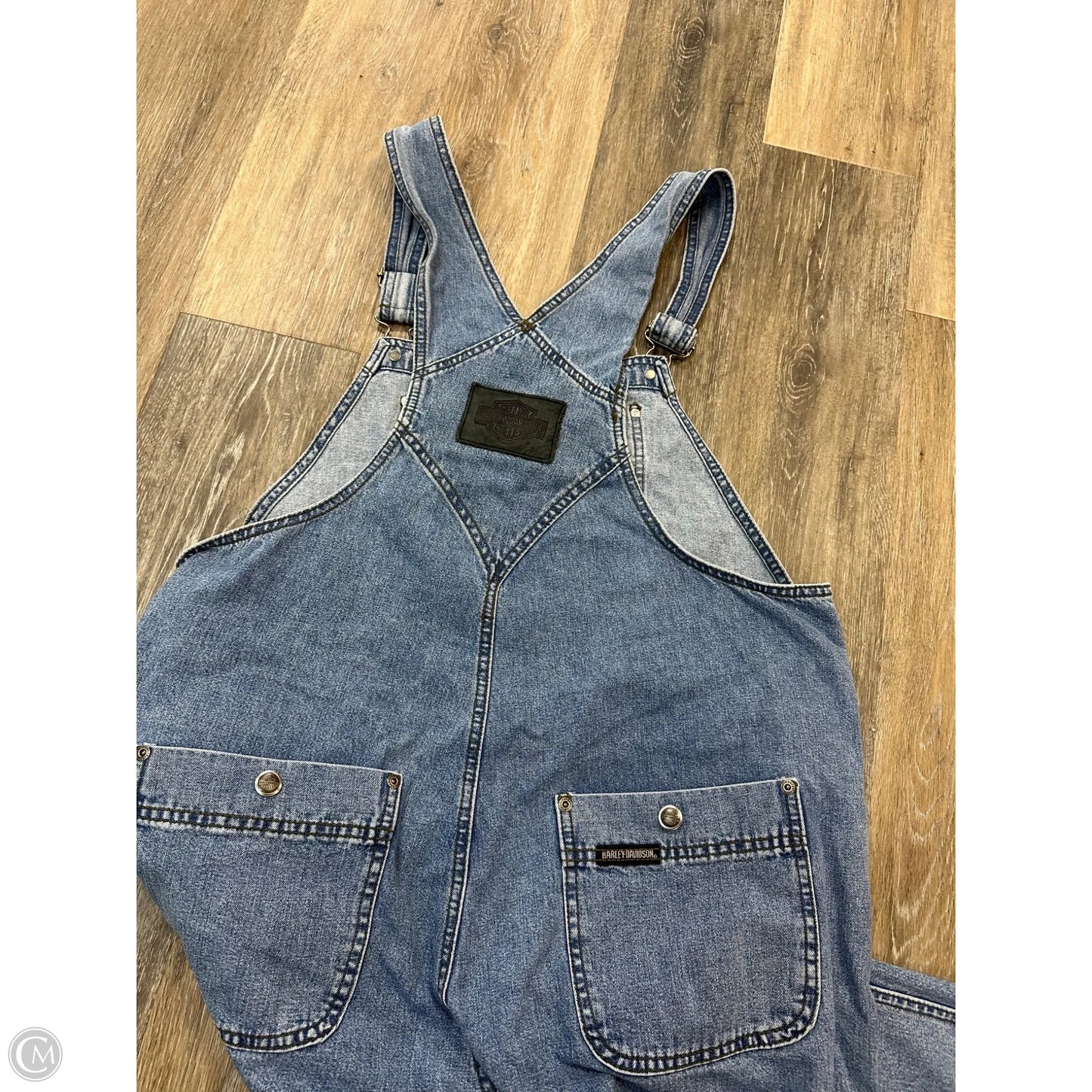 Overalls By Harley Davidson In Blue Denim, Size: Xl