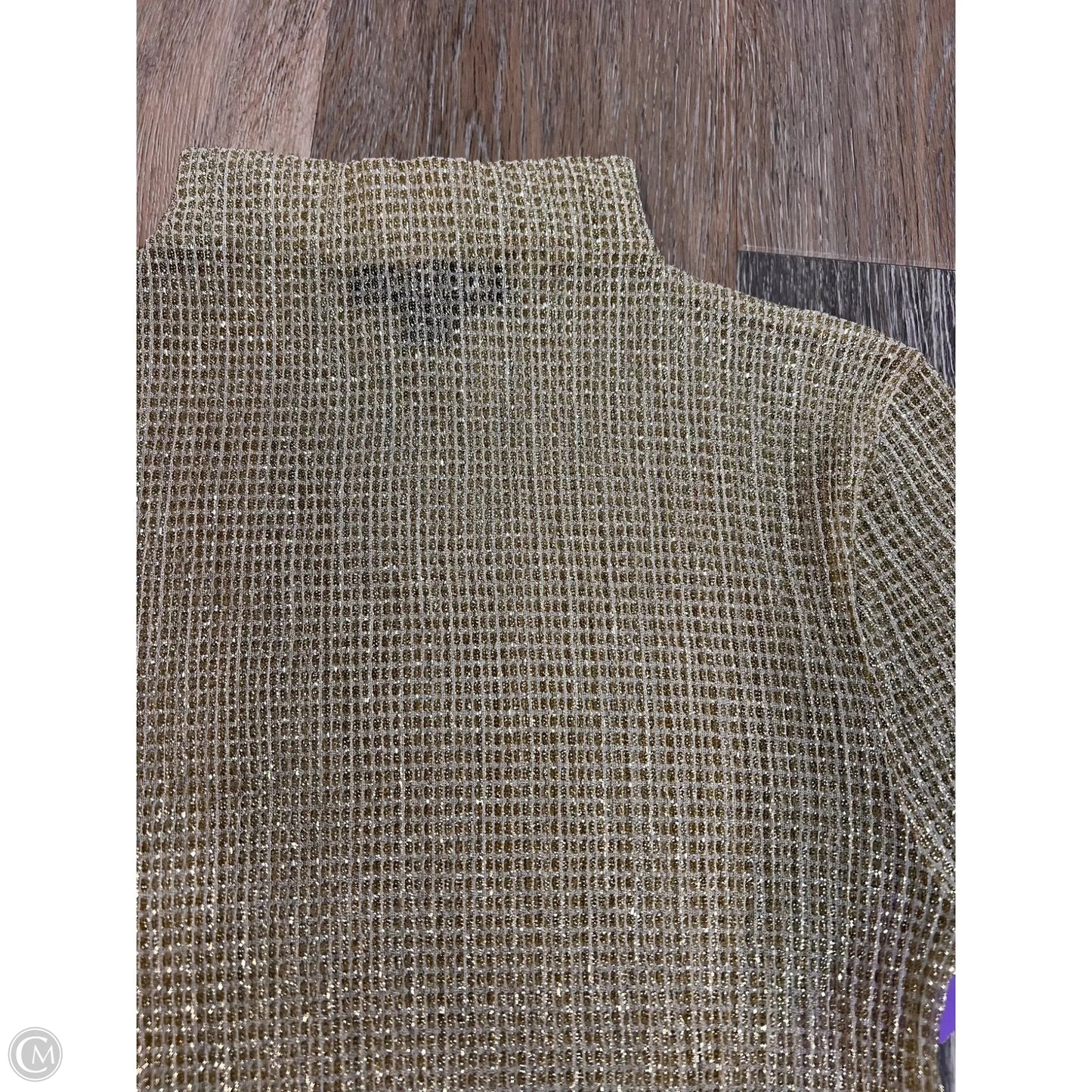 -Top Long Sleeve By J. Crew In Gold, Size: S