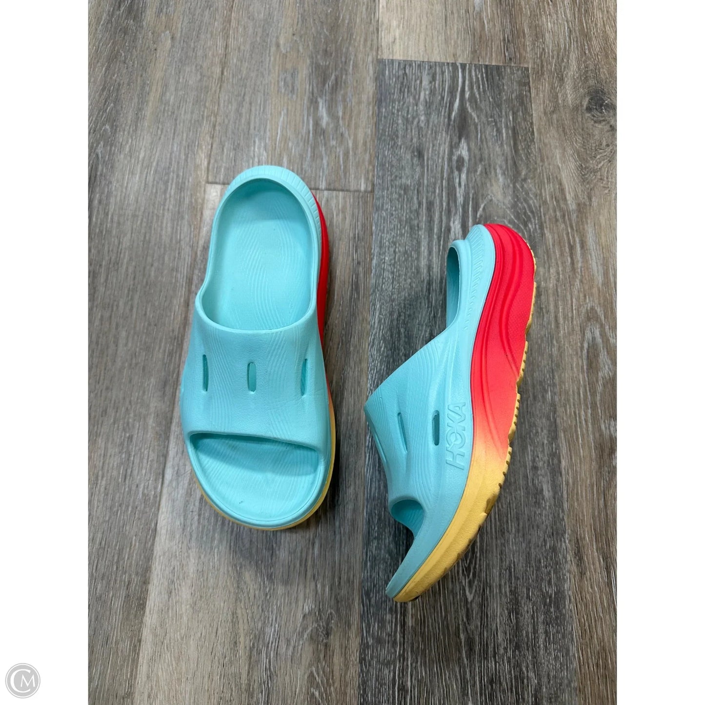 Sandals Sport By Hoka In Blue, Size: 8