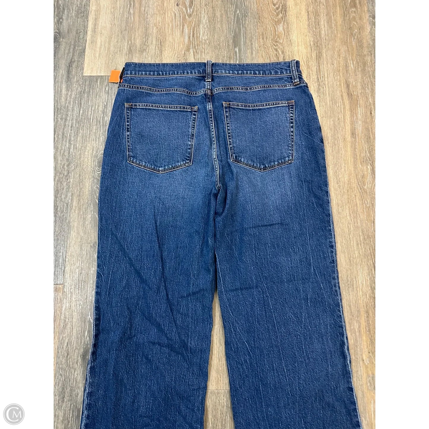 Jeans Wide Leg By J. Crew In Blue Denim, Size: 14