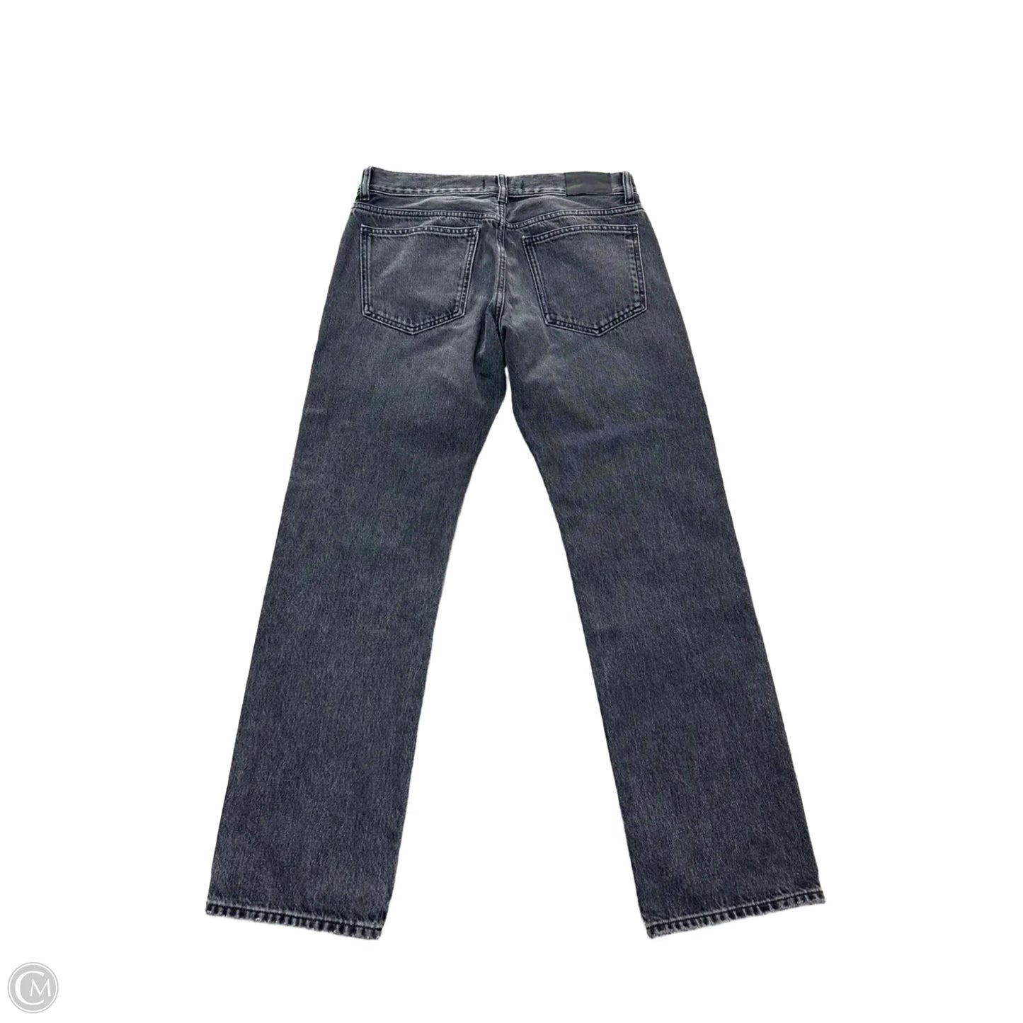 Jeans Straight By Madewell In Black Denim, Size: 2