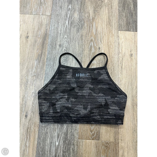 Athletic Bra By No Bull In Grey, Size: M