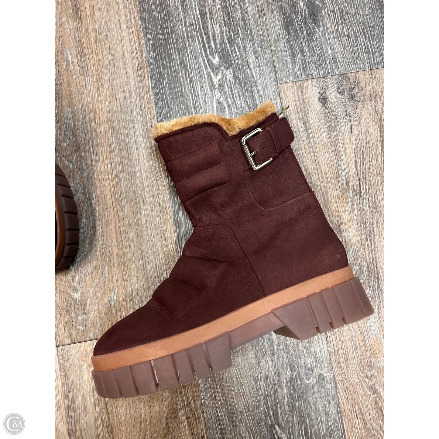 Boots Ankle Heels By Free People In Brown, Size: 8.5