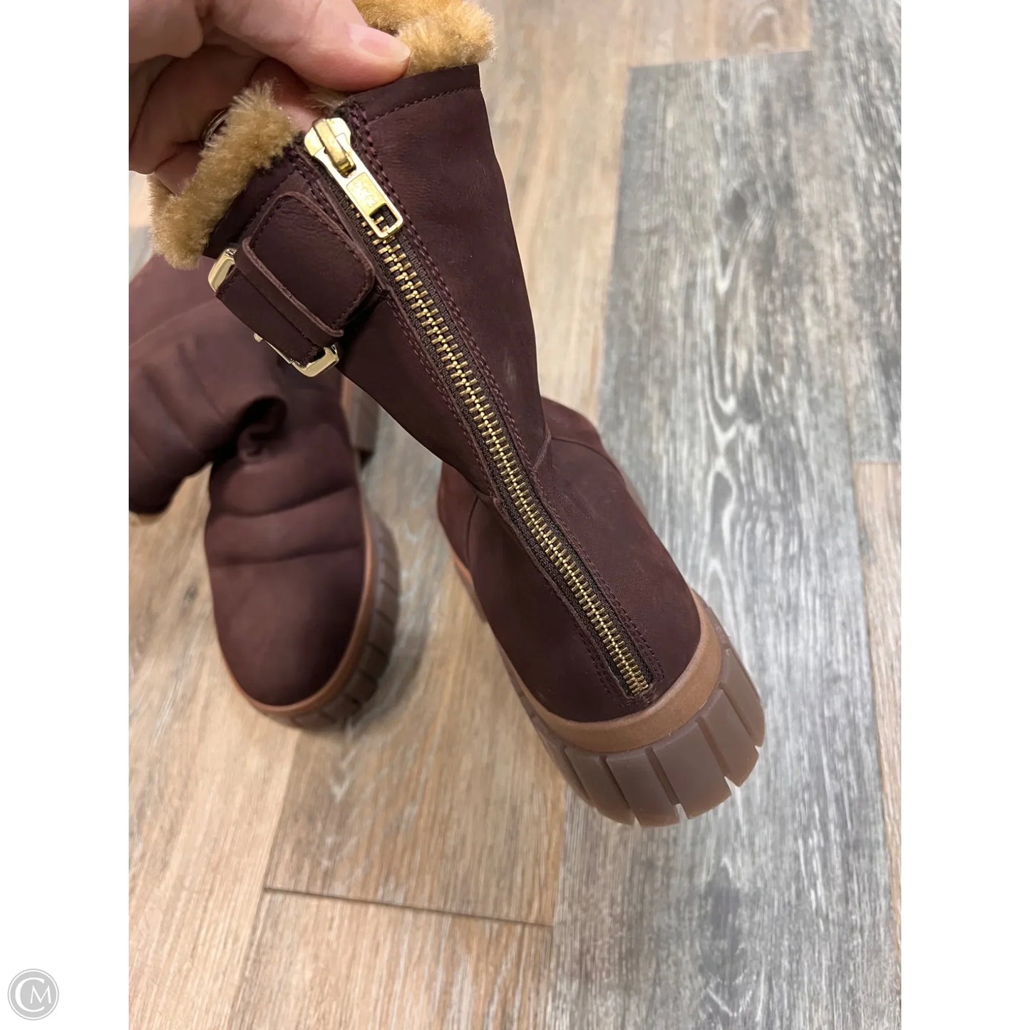 Boots Ankle Heels By Free People In Brown, Size: 8.5