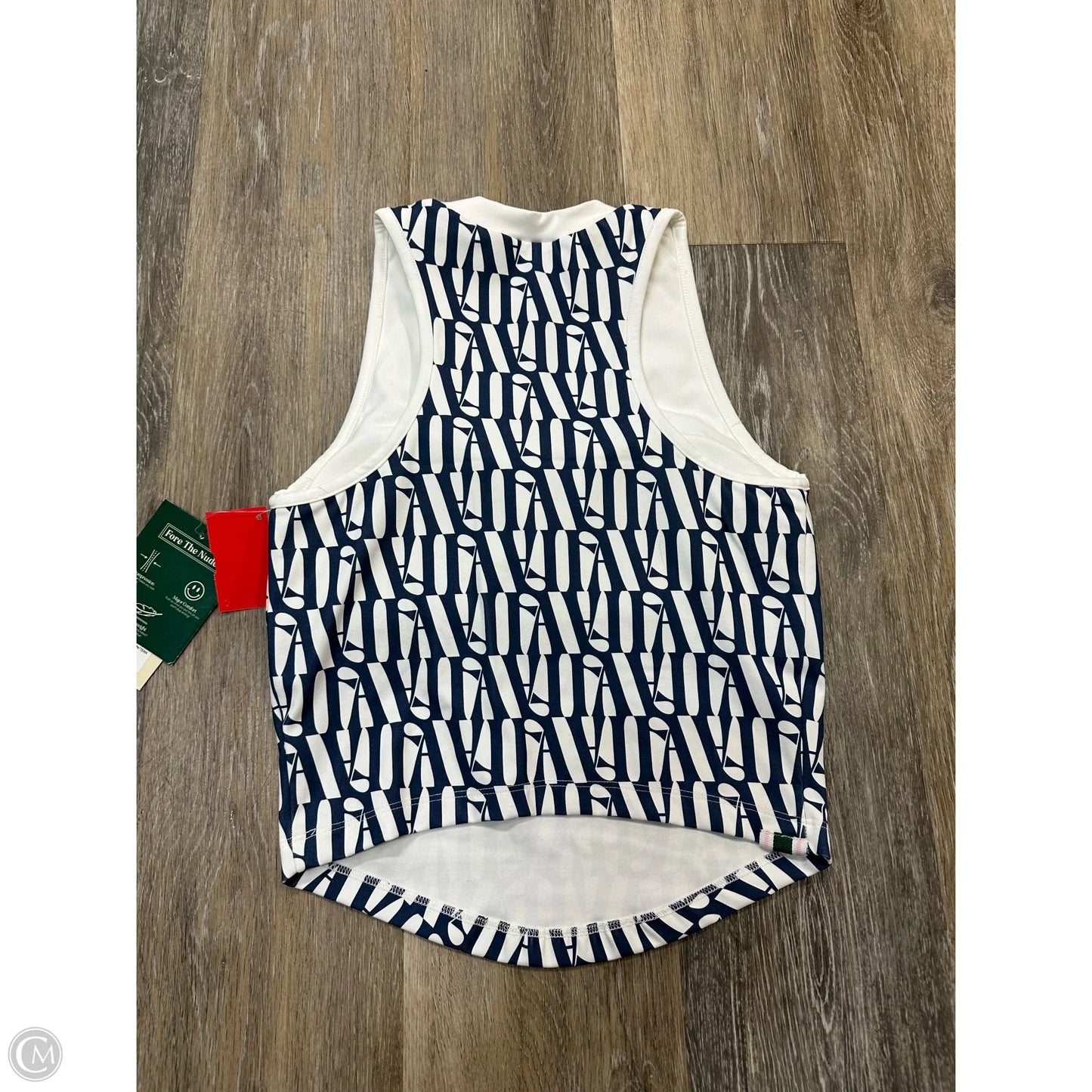 Tank Top By Fore All In Blue & White, Size: Xs