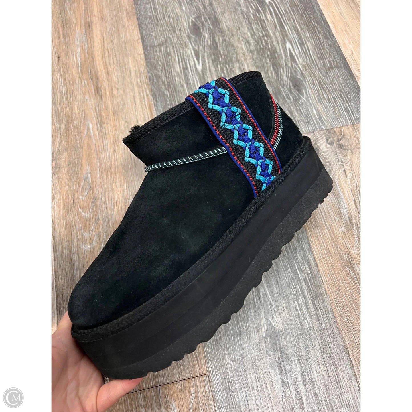 Boots Ankle Flats By Ugg In Black, Size: 11