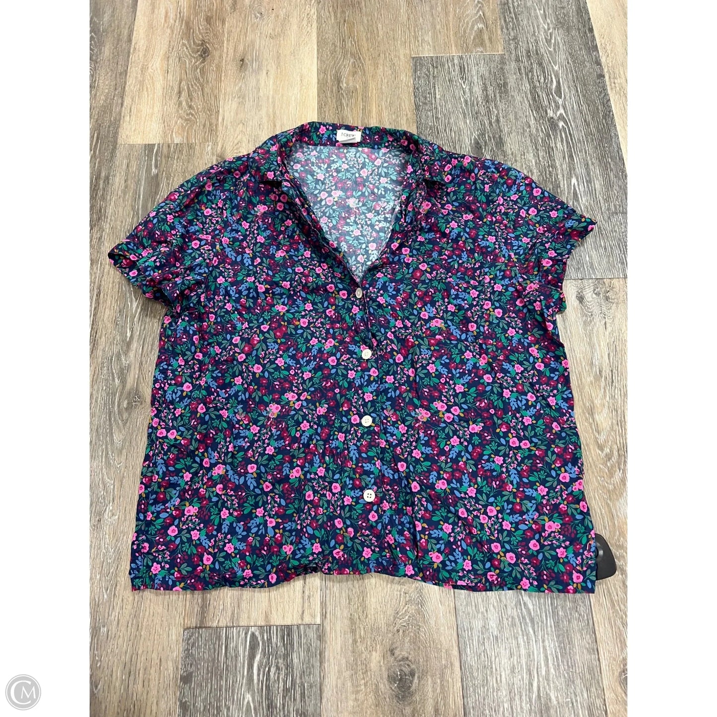 Pajamas 2pc By J. Crew In Floral Print, Size: L