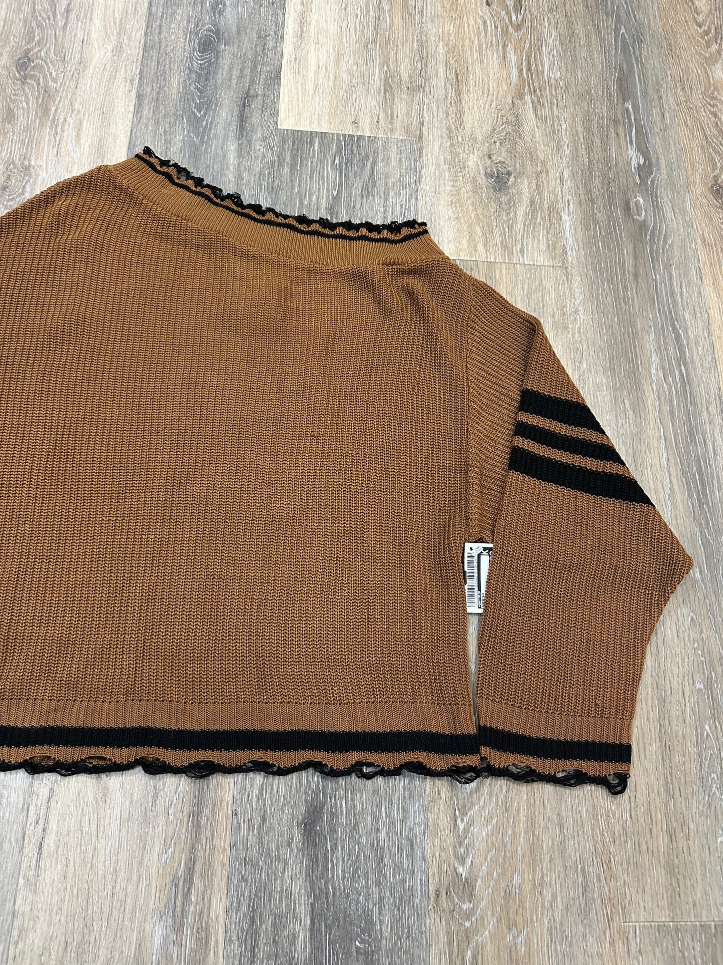Sweater By Daytrip In Brown, Size: L