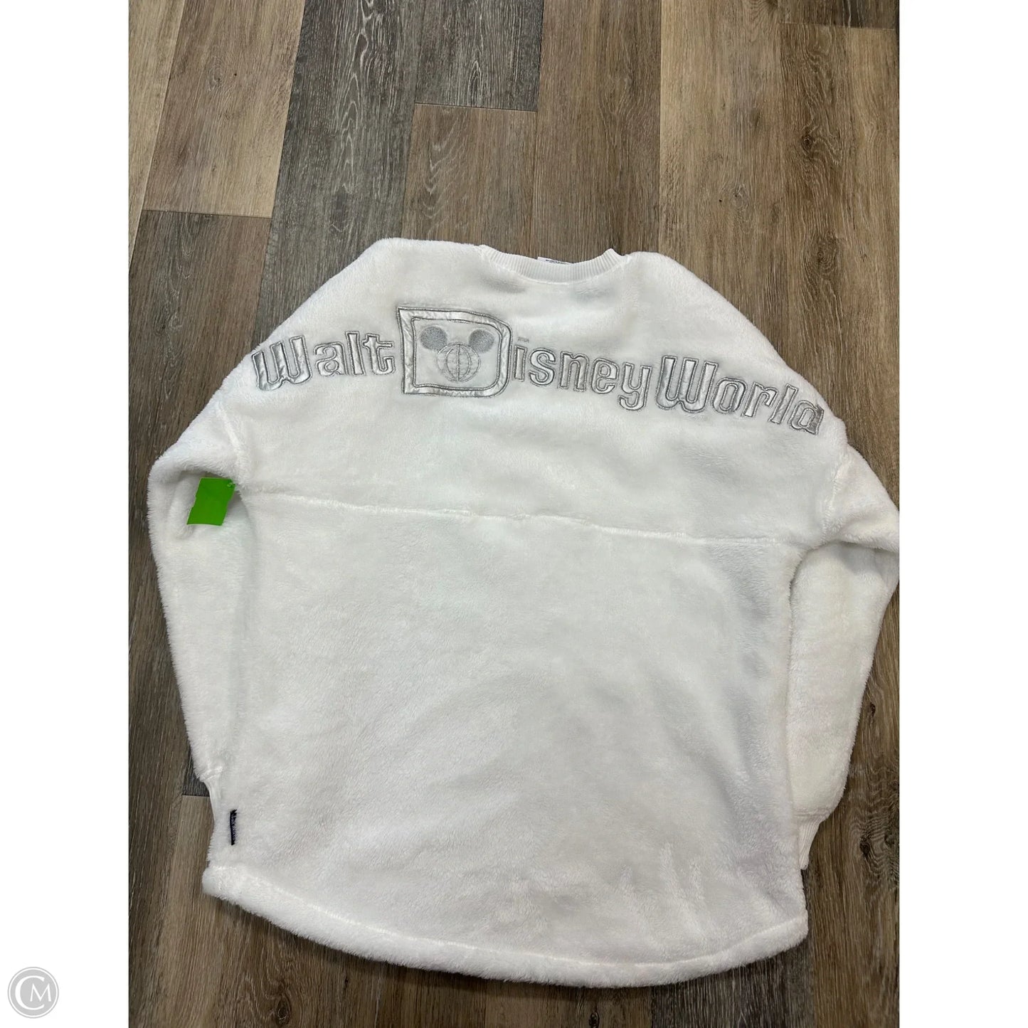 Sweatshirt Crewneck By Disney Store In White, Size: M